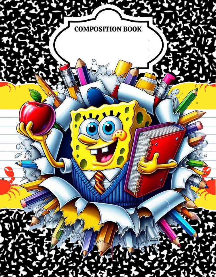 Custom Composition Notebook with ANY Design – Sassy, Snarky, or Sweet – Fully Personalized Vinyl Cover - Thumbnail 4
