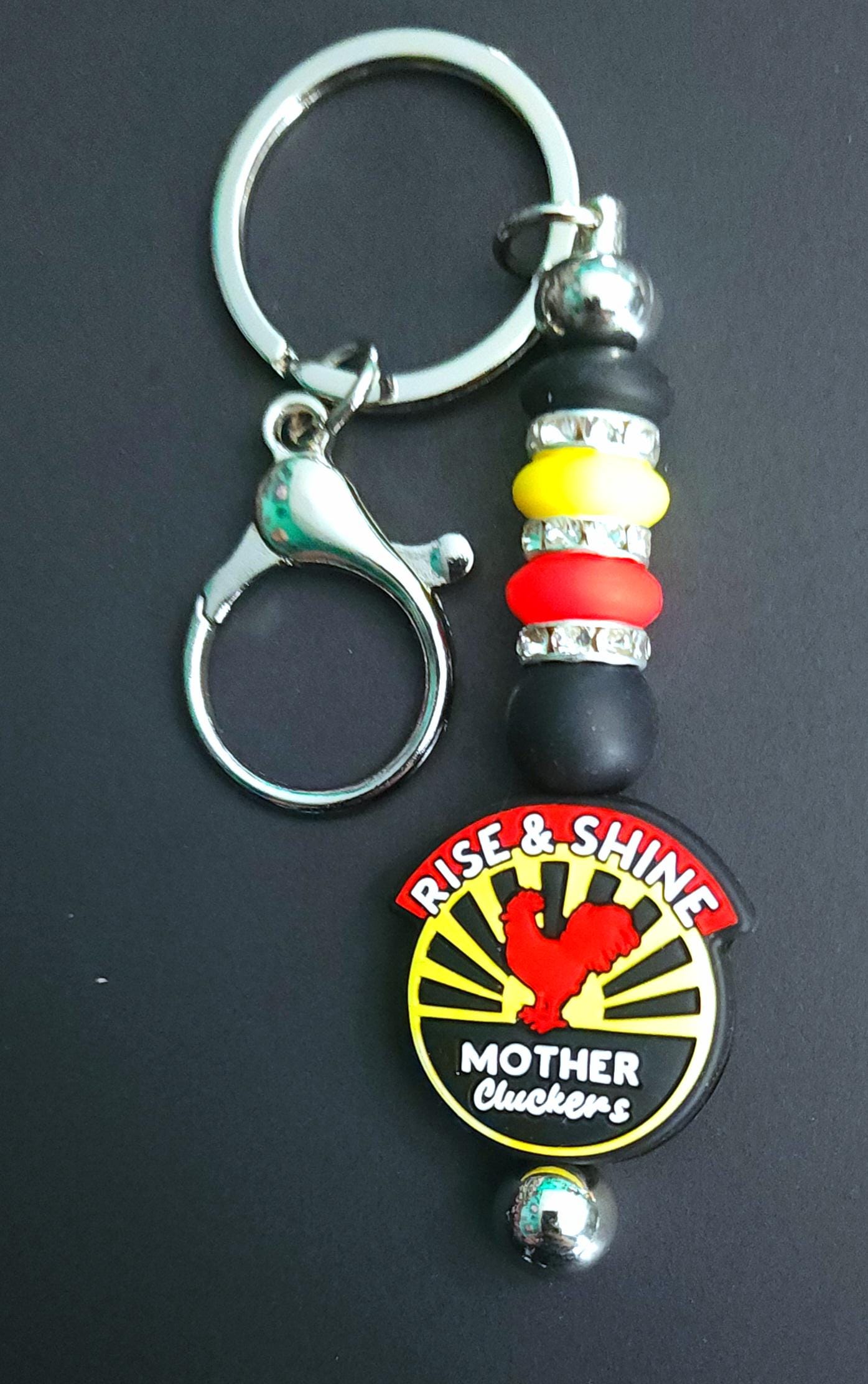 Handmade Rise and Shine Keychain - Thumbnail 2