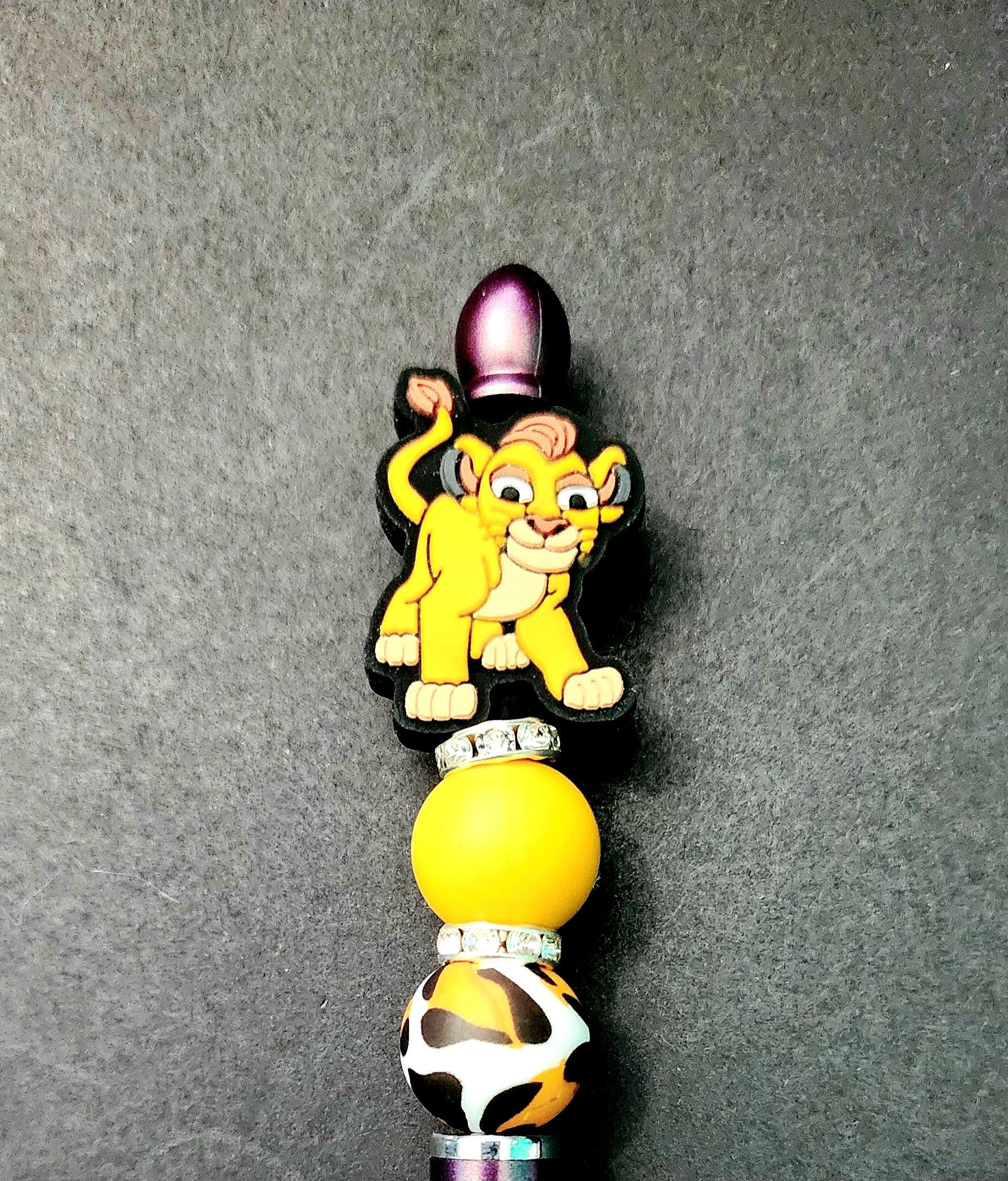 Lion Beadable Pen with Ink Refill