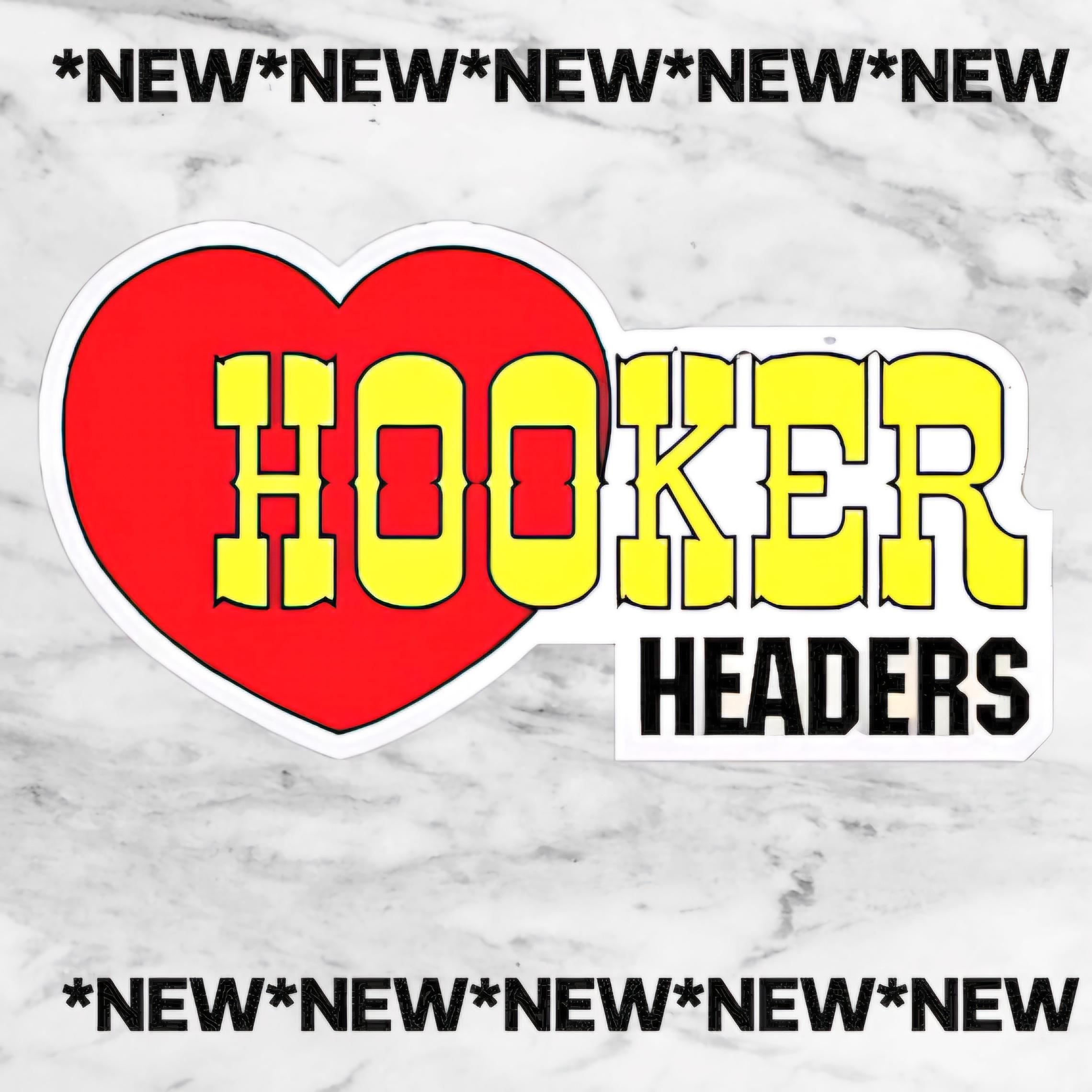 Hot Rod Hooker Headers Vinyl Decal – Retro Car Trash Babe Sticker for Toolboxes, Garages & Muscle Cars - Thumbnail 3