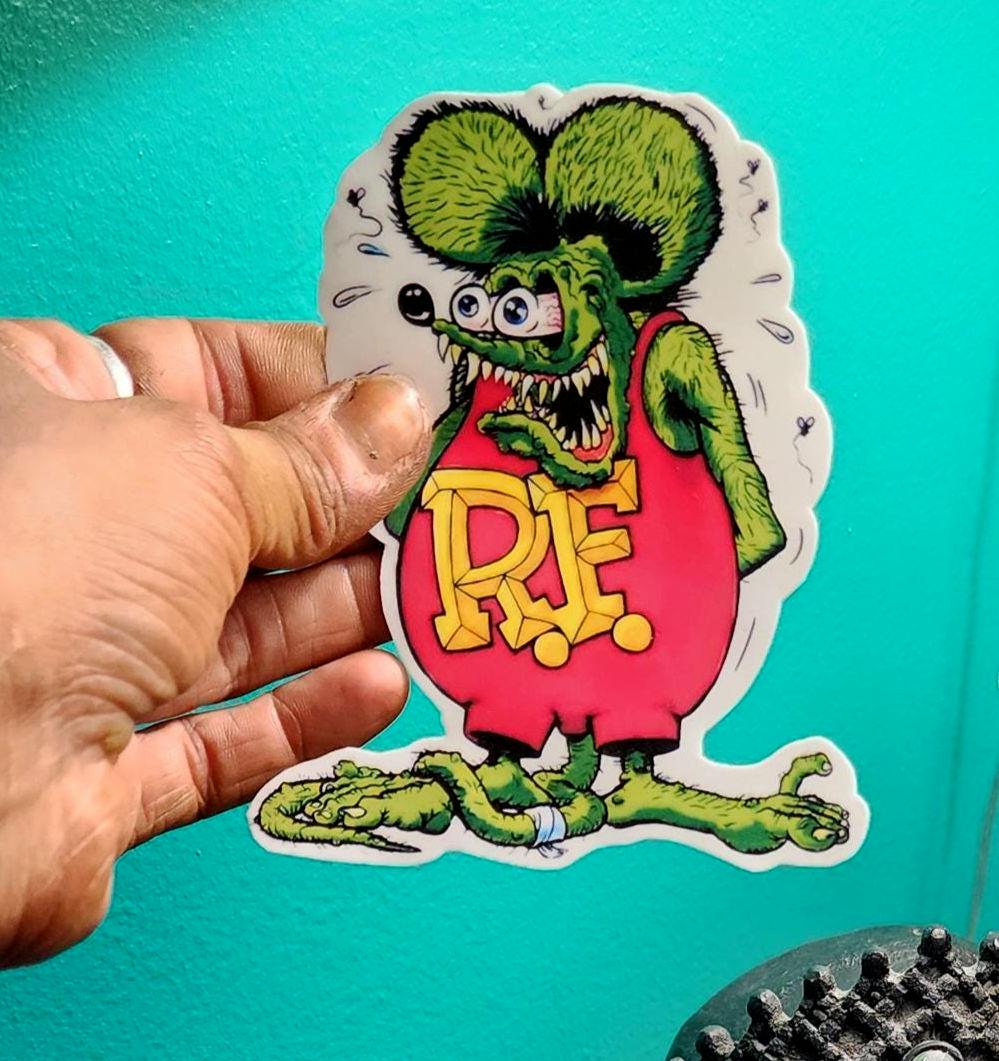 Rat Fink Vinyl Sticker: Retro Hot Rod Kustom Kulture Decal - Thumbnail 4