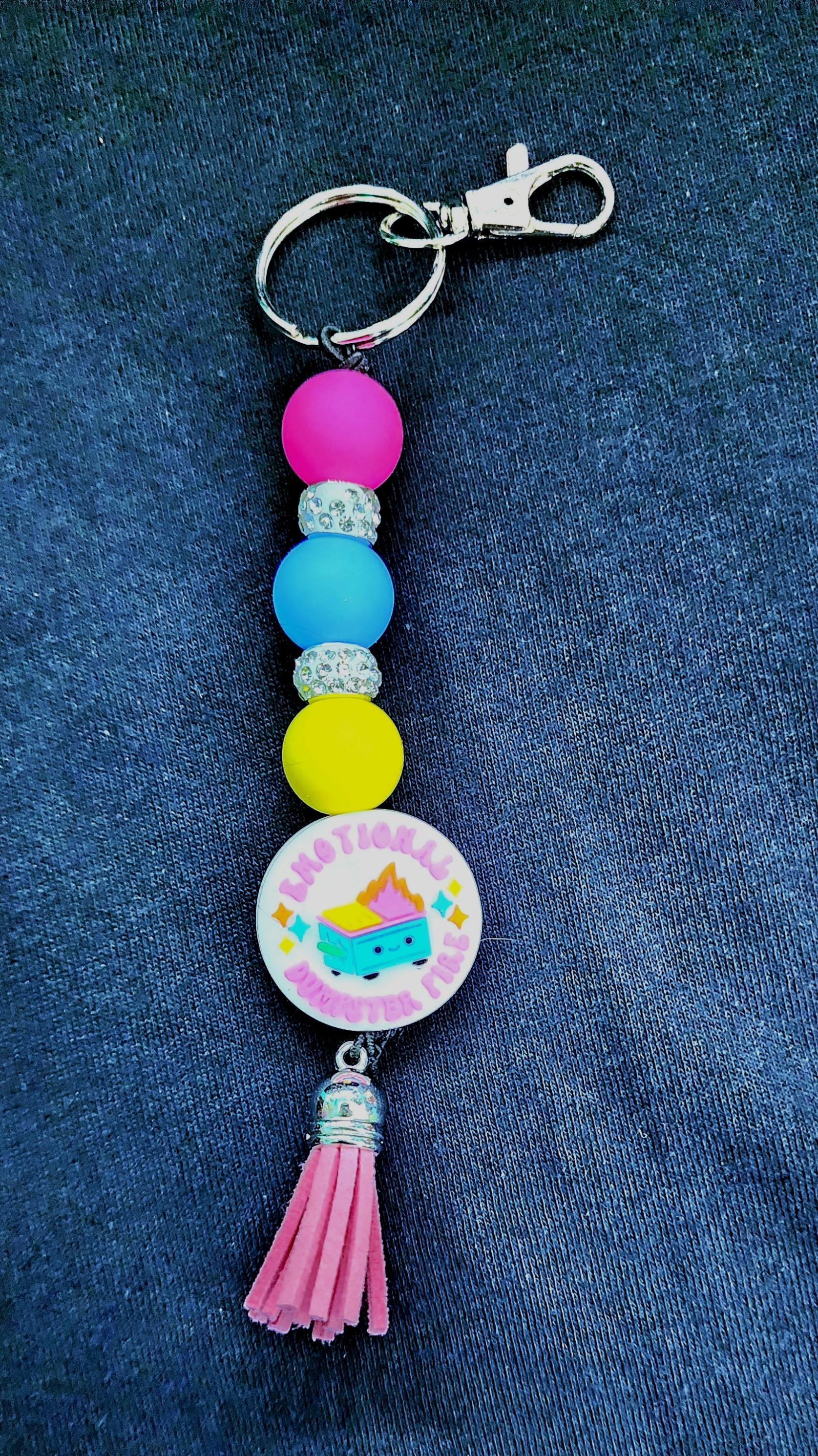 Sarcastic Beaded Keychain - Thumbnail 6