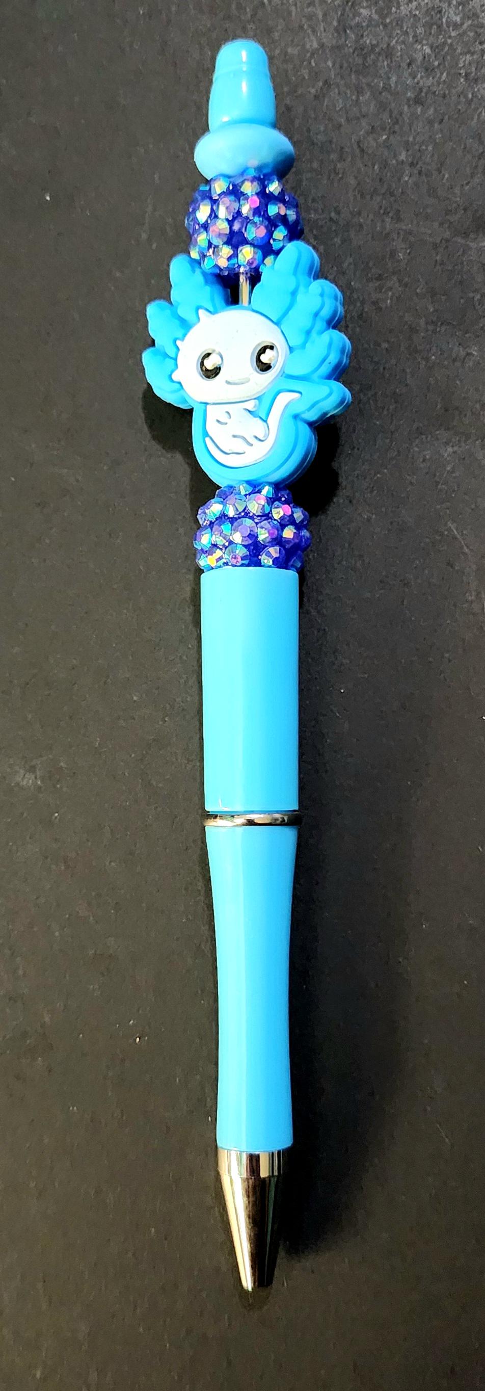 Axolotl Beaded Pen with Ink Refill - Thumbnail 4
