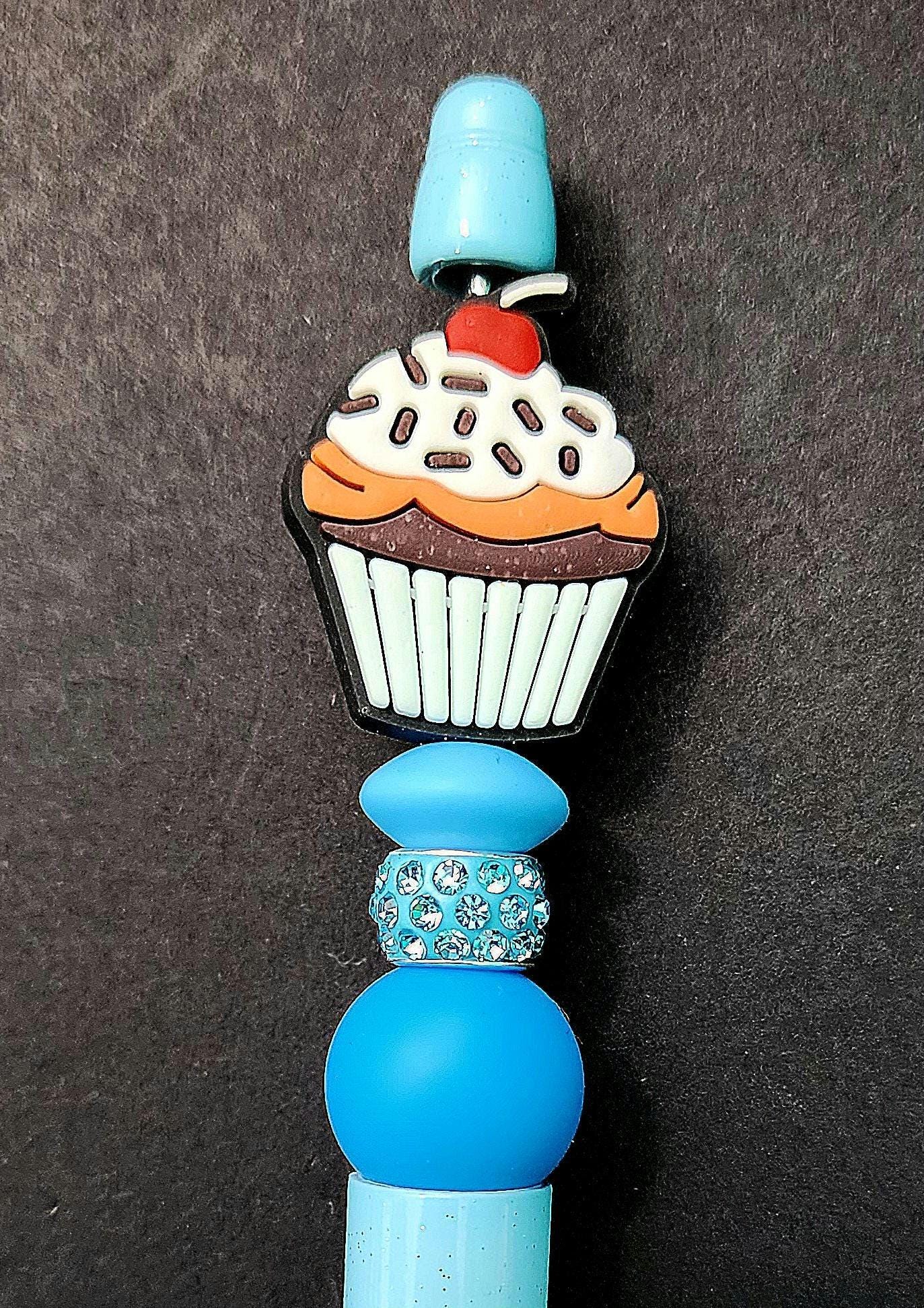 Beaded Cupcake Pen - Thumbnail 2