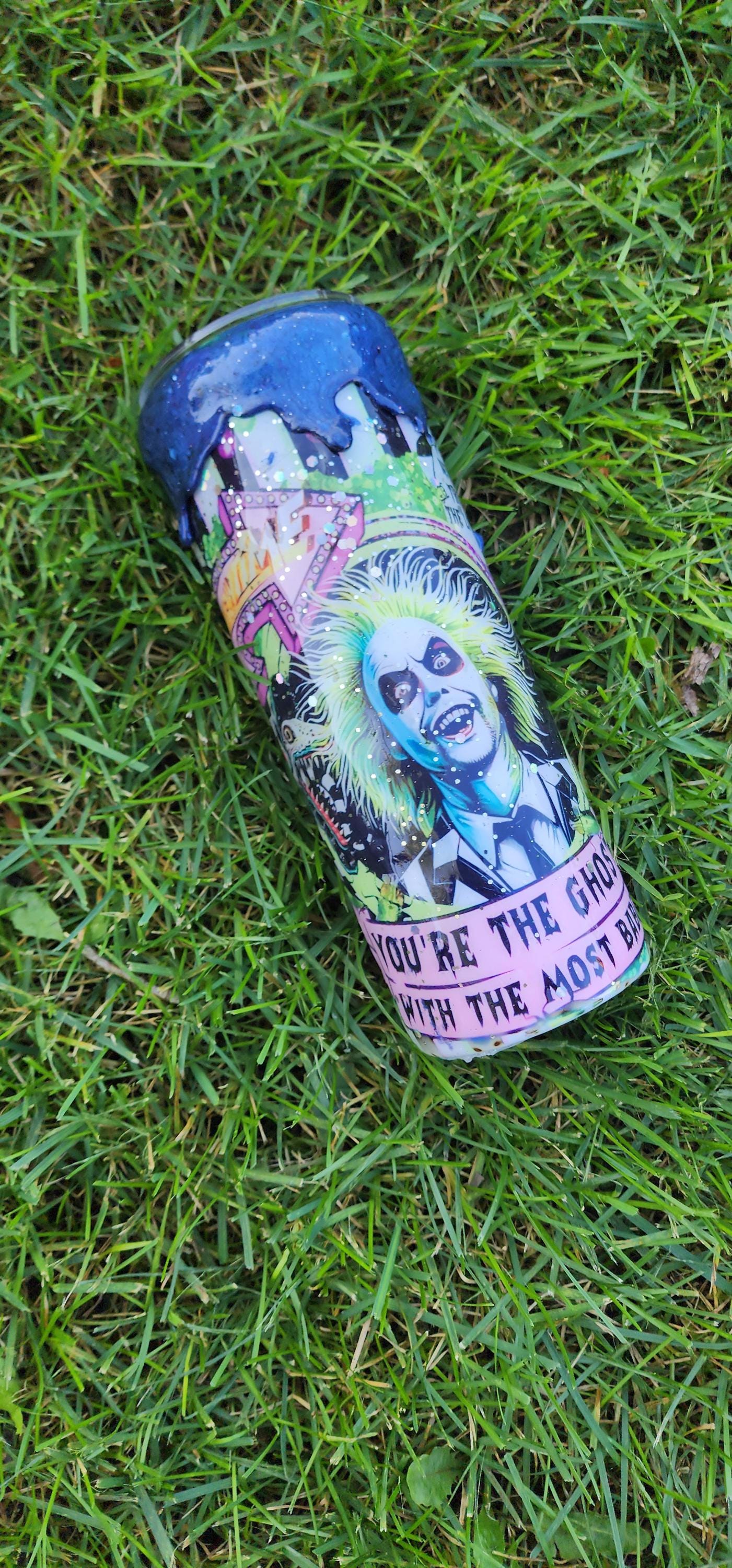 Never Trust the Living Tumbler: 20oz Stainless Steel Halloween Drinkware - Thumbnail 4
