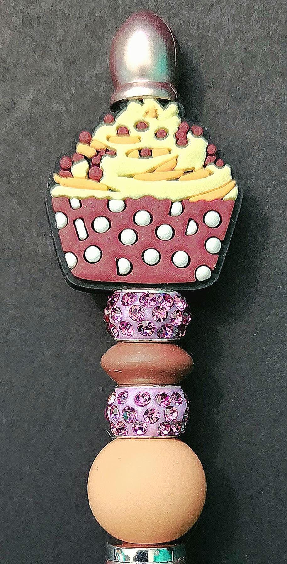 Beaded Cupcake Pen - Thumbnail 5