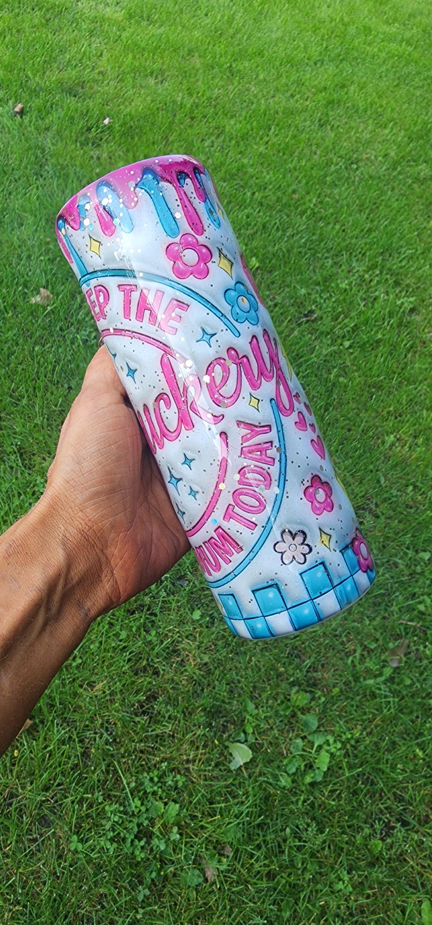 Funny Sarcastic Epoxy Tumbler: 20oz Stainless Steel Drinkware Gift - Thumbnail 4