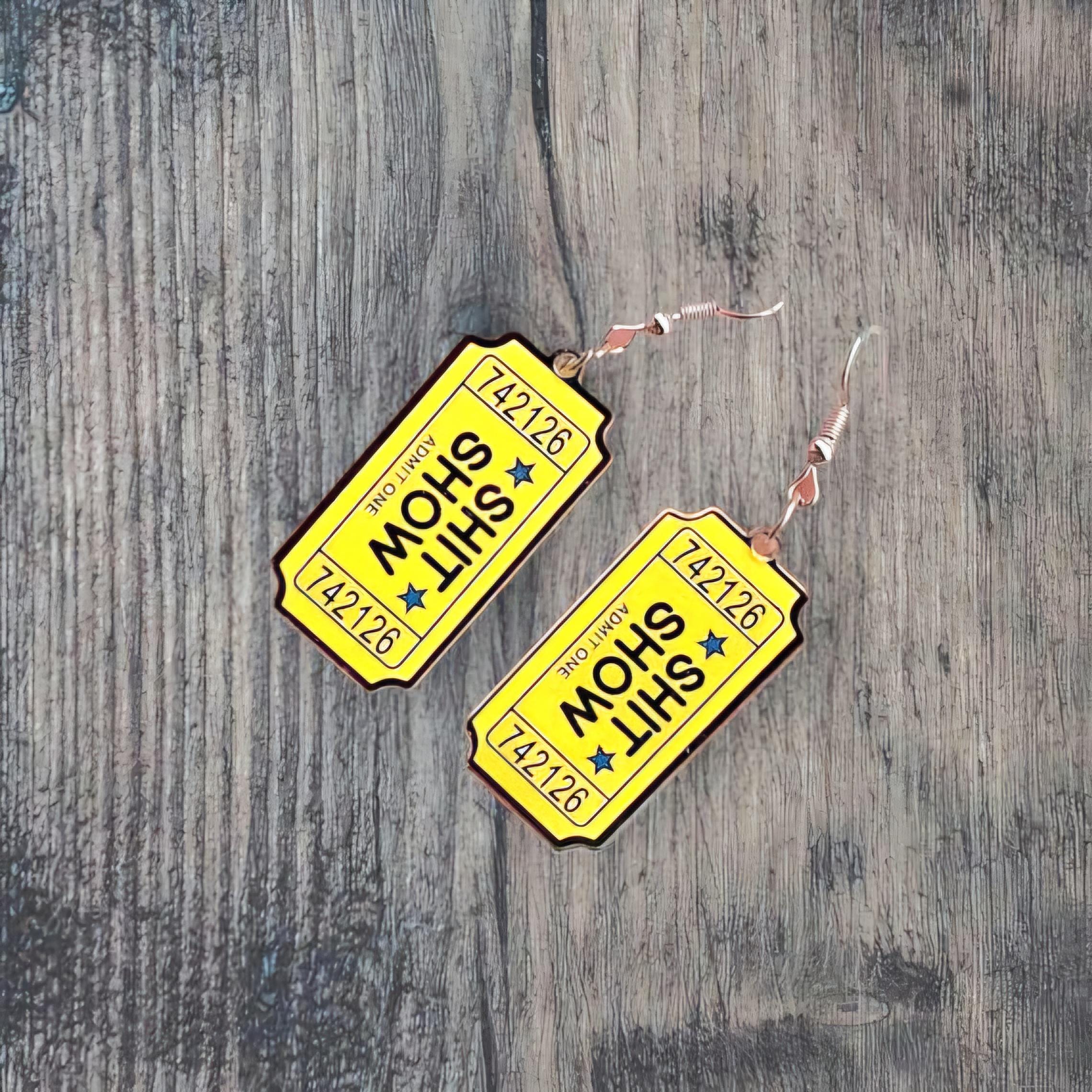 VIP Access to the Sh*t Show – Dangle Earrings for Certified Chaos Queens - Thumbnail 5