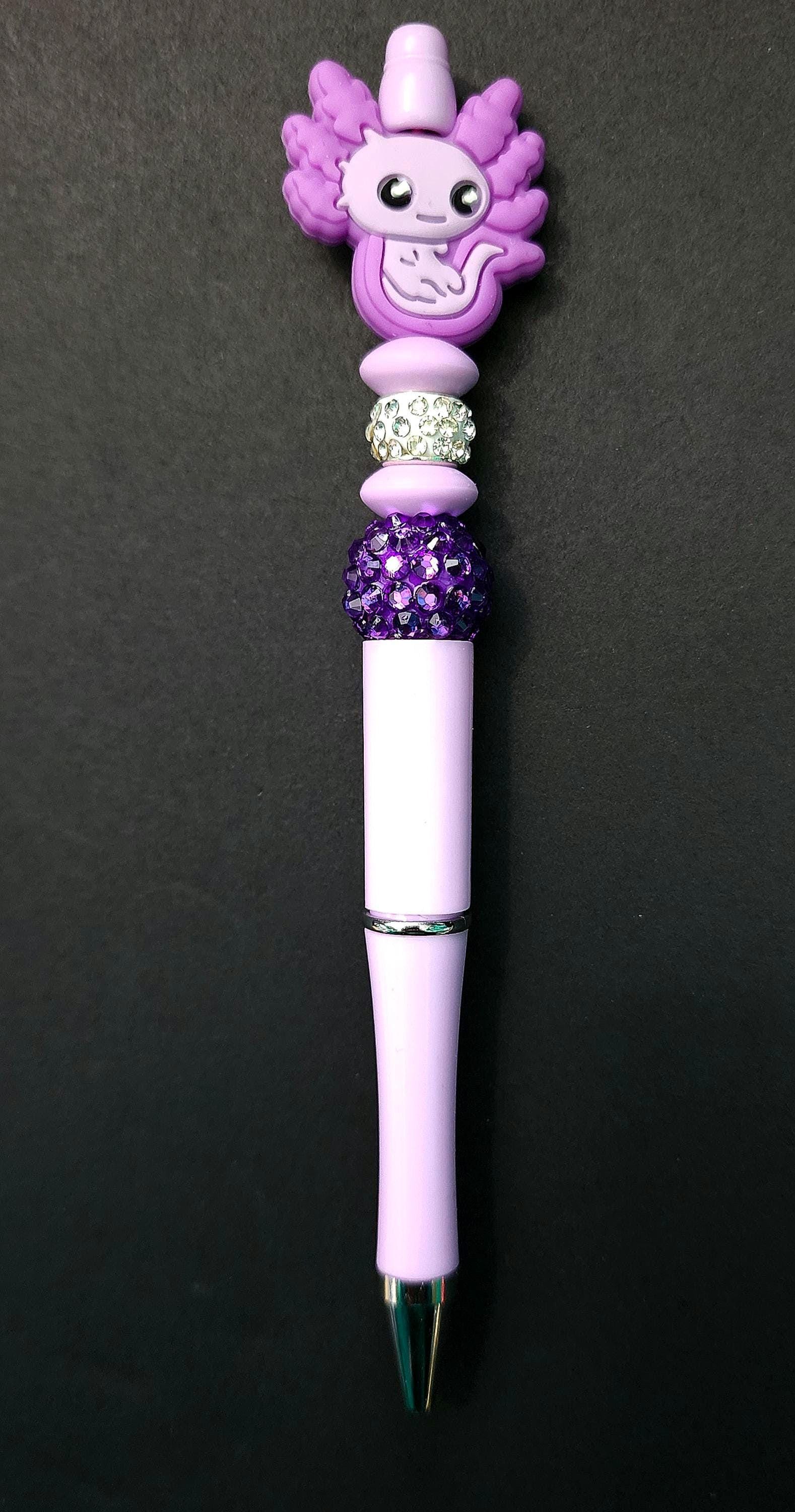 Axolotl Beaded Pen with Ink Refill - Thumbnail 2