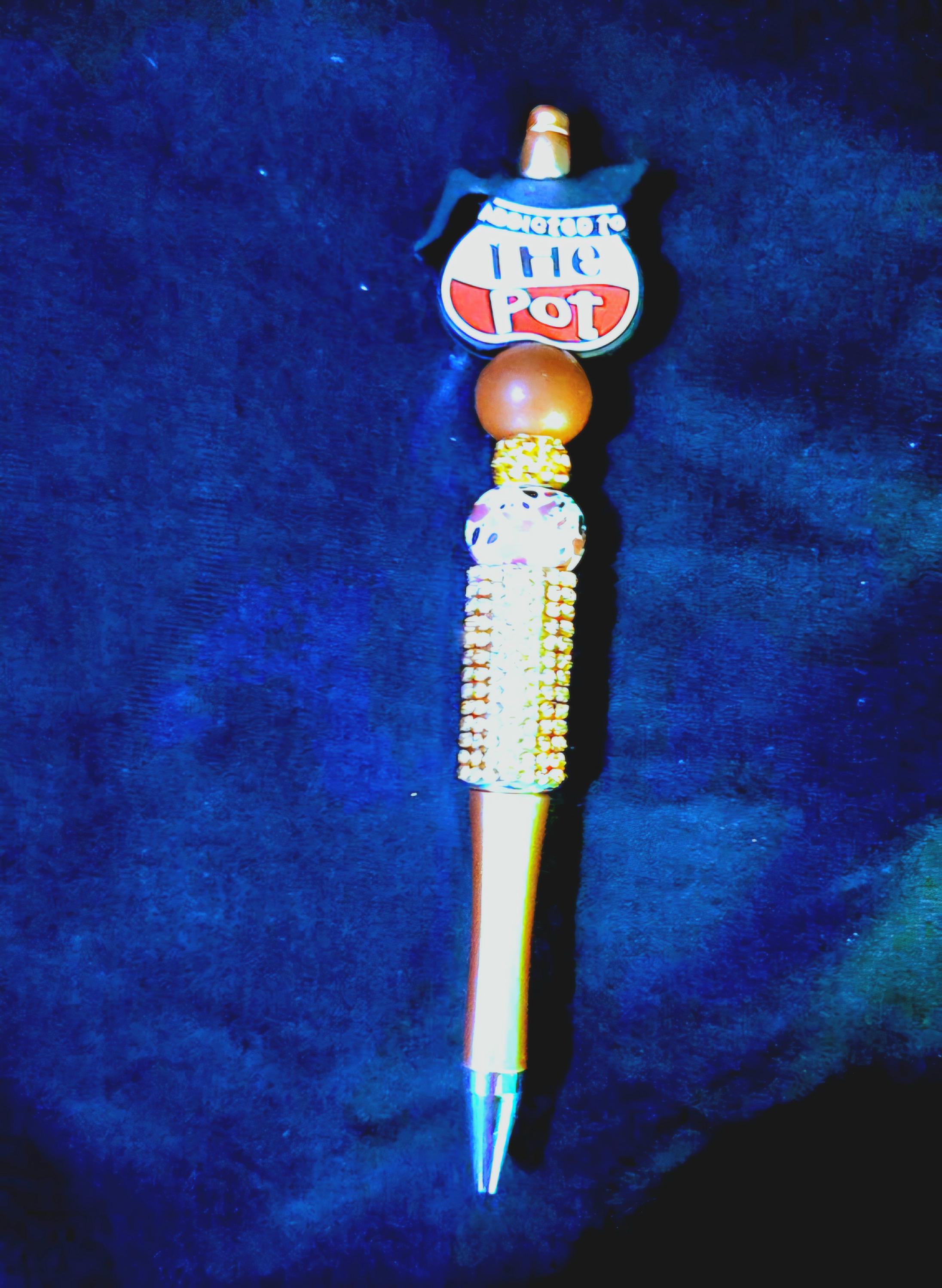 Handmade Bling Pen with Ink Refill - Thumbnail 5