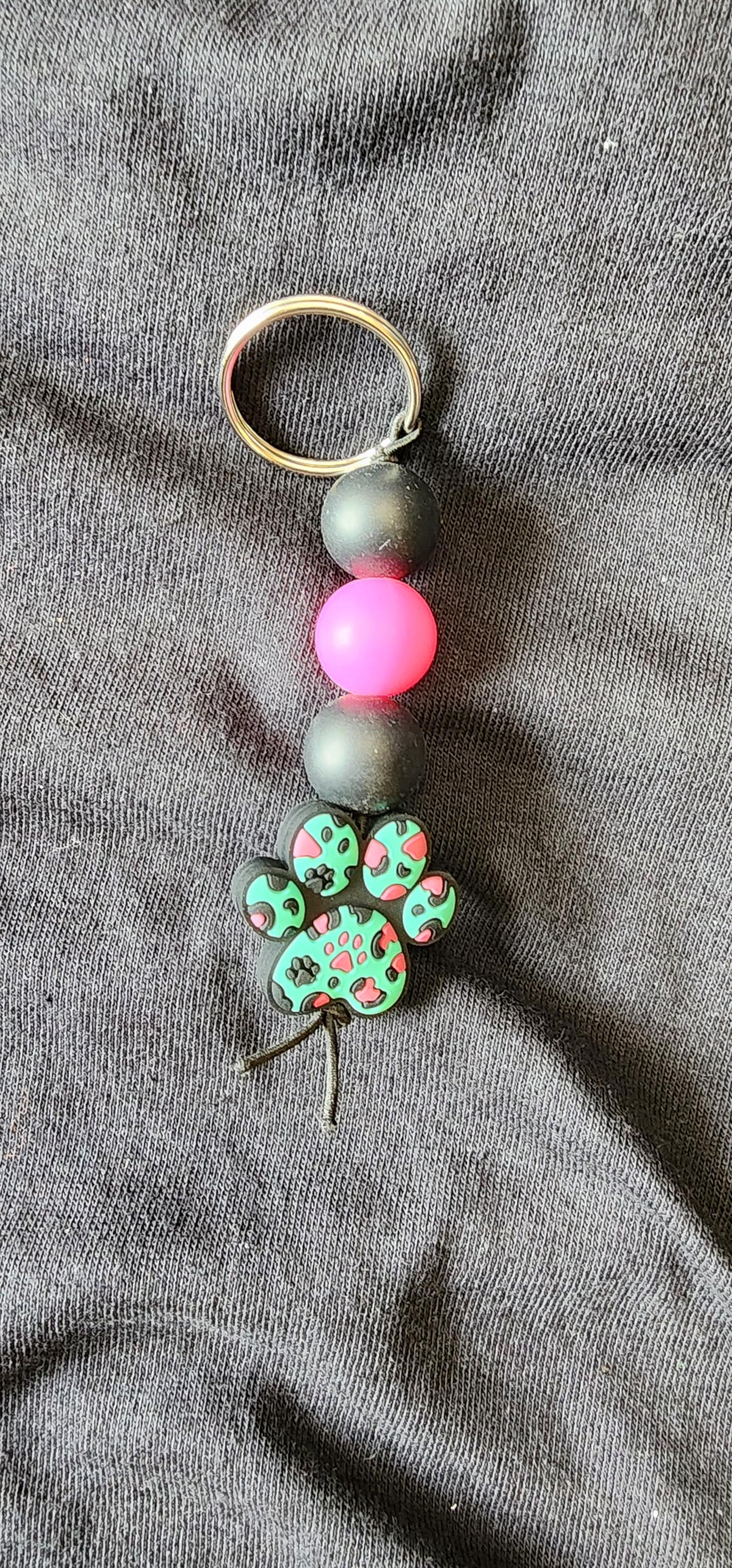 Handmade Paw Print Keychain - Thumbnail 5