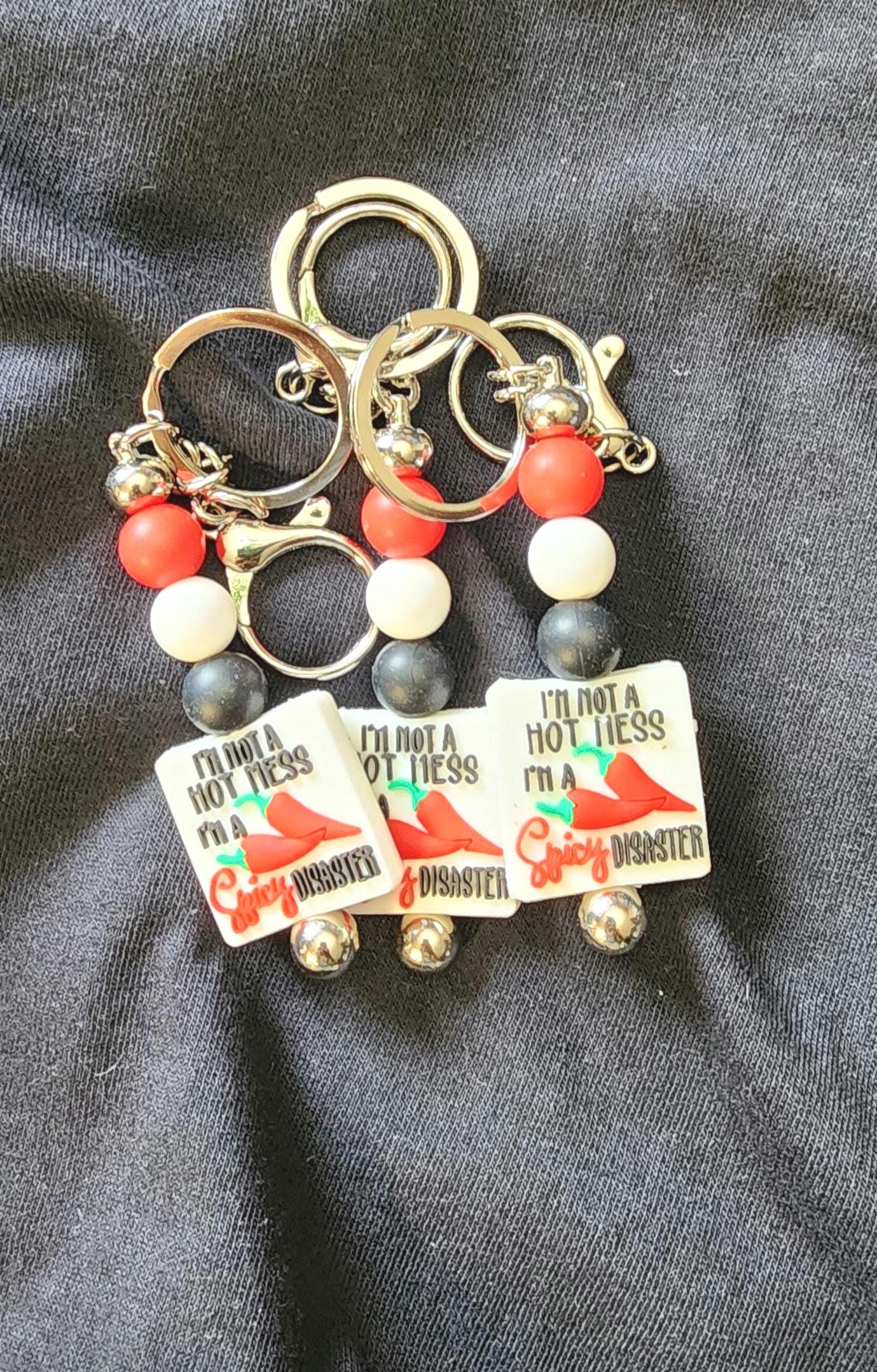 Handmade Spicy Disaster Keychain - Thumbnail 3