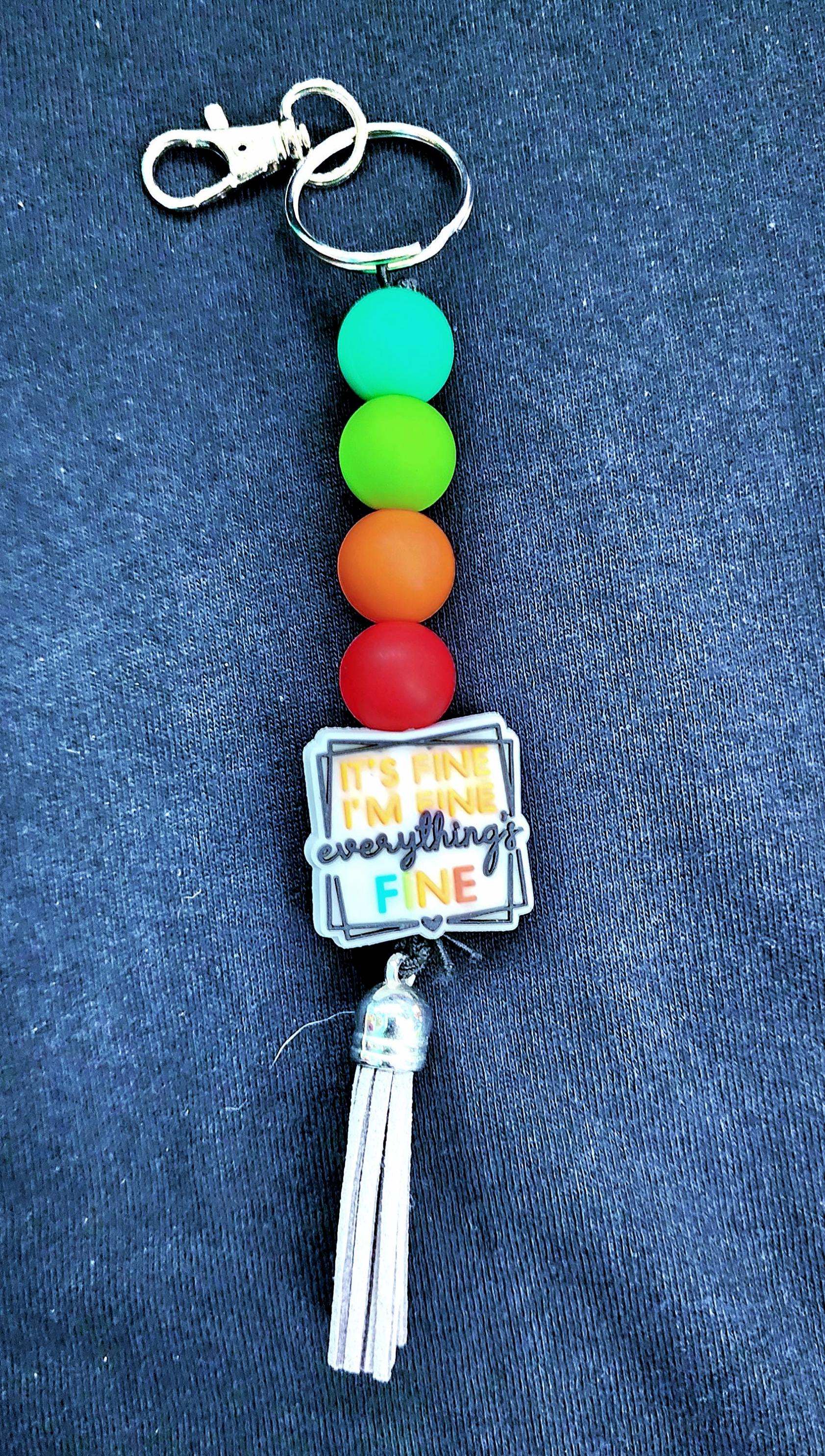 Sarcastic Beaded Keychain - Thumbnail 7