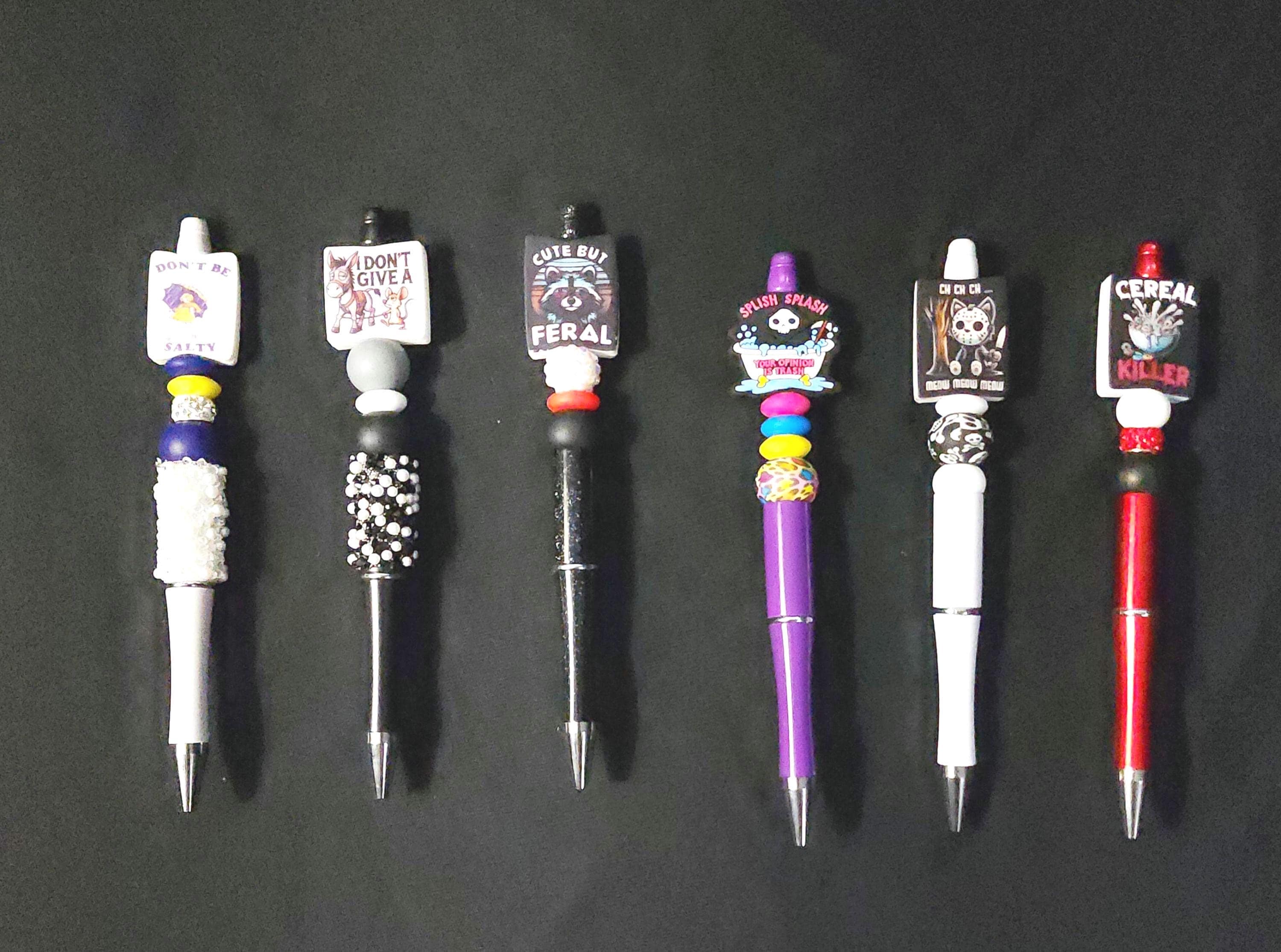 Sassy Glitter Rhinestone Pen: Funny Office School Gift
