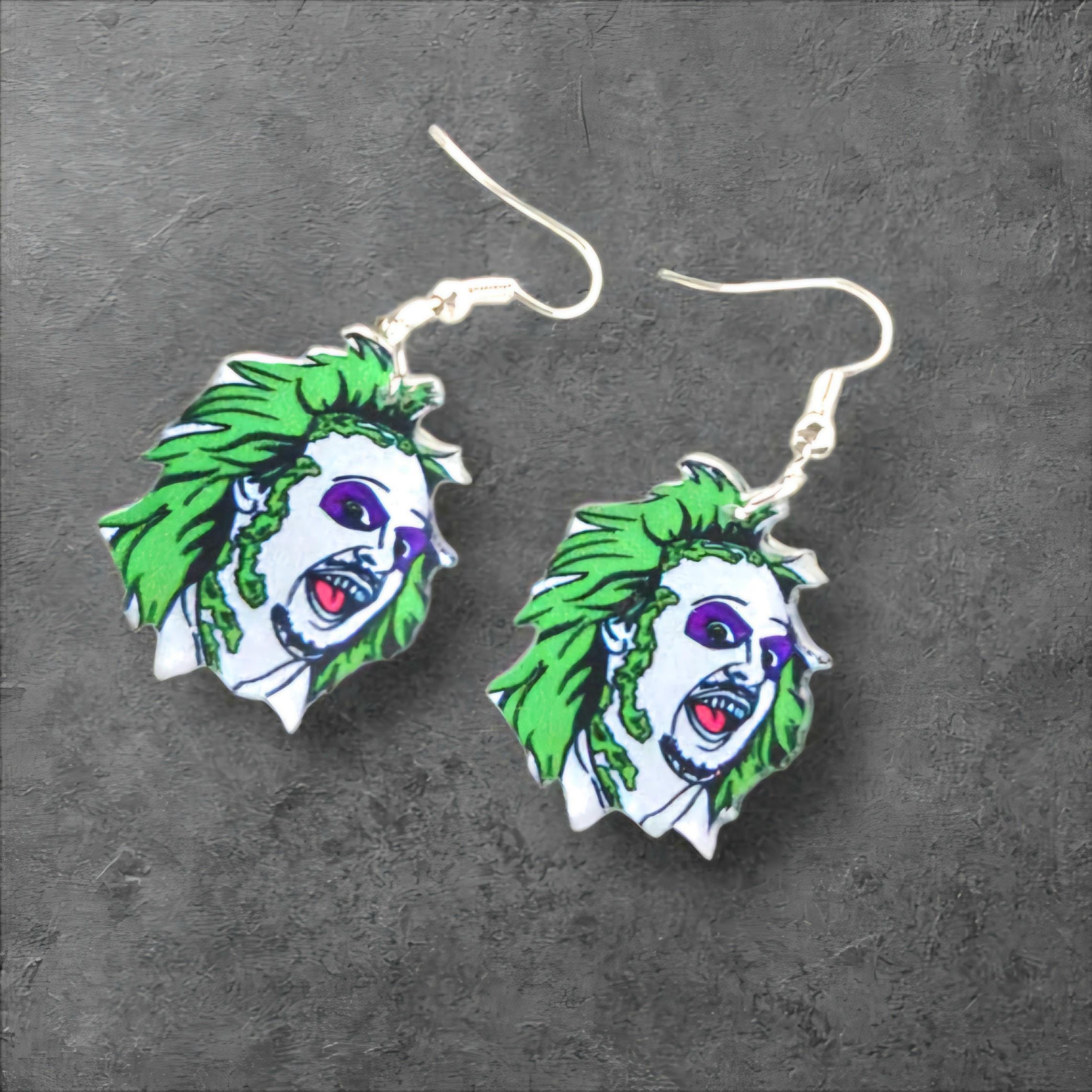 Ghost with the Most Earrings – Beetlejuice Face Dangles for the Strange & Unusual - Thumbnail 6