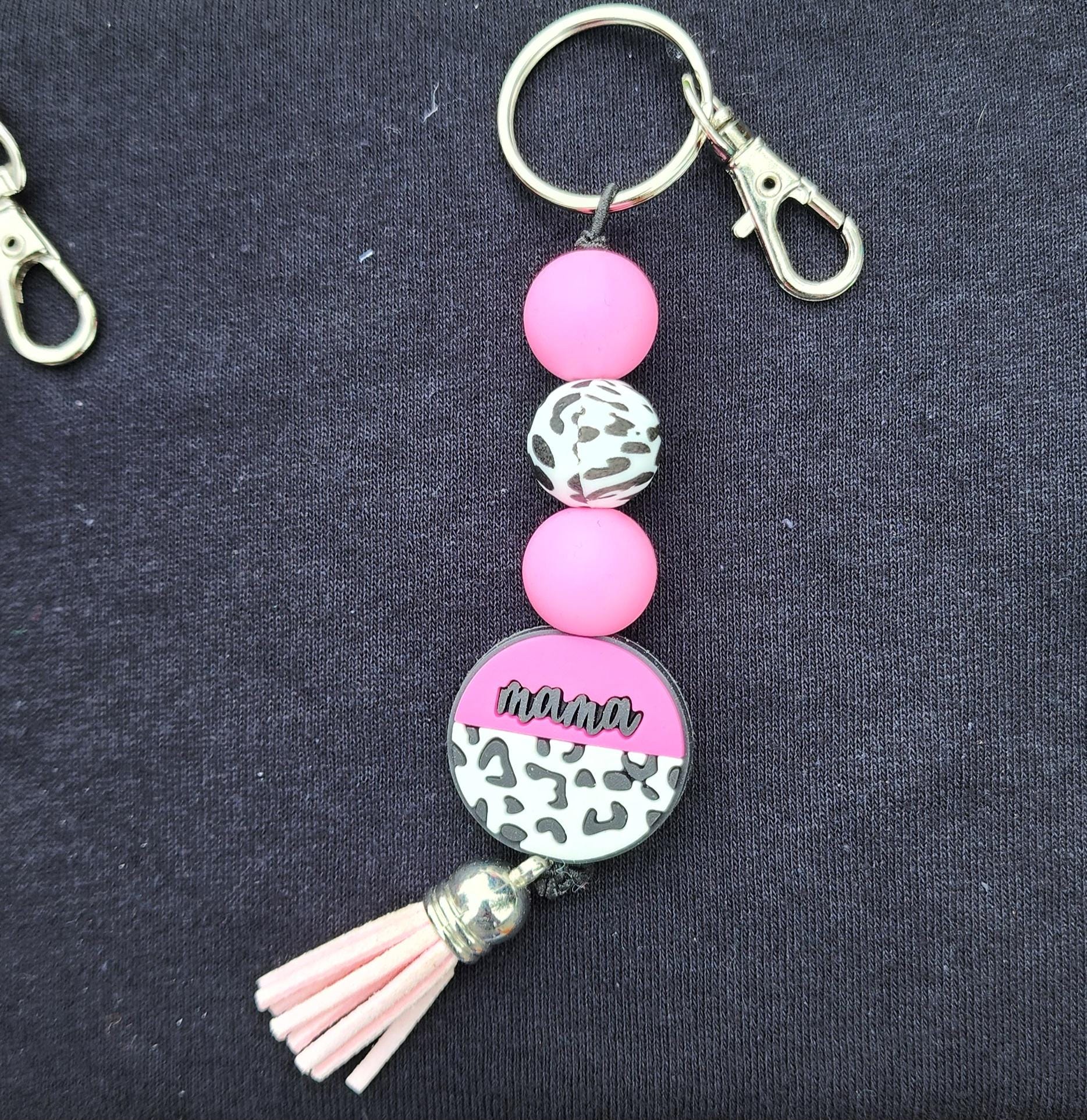 Mama Keychain: Beaded Tassel Keychain - Thumbnail 6