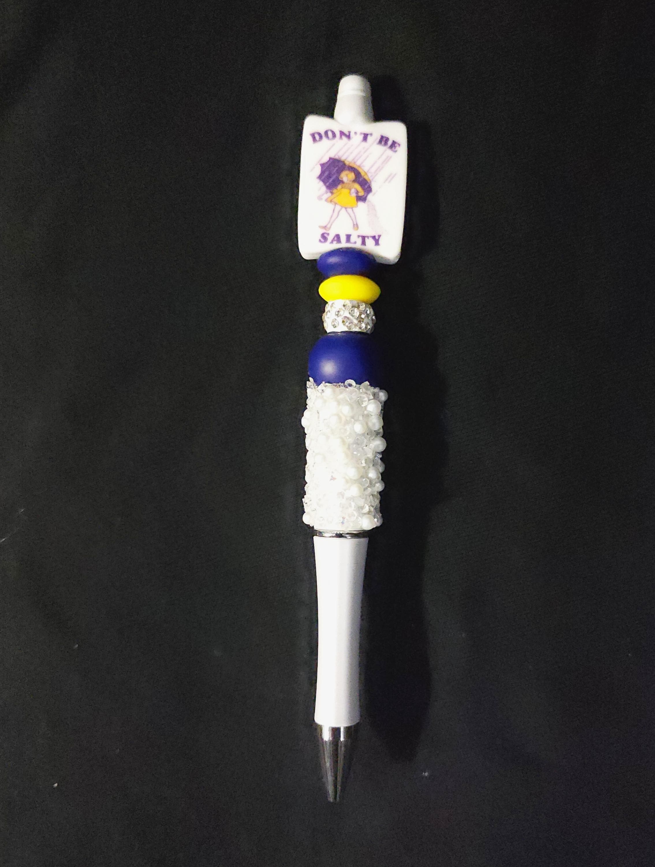 Sassy Glitter Rhinestone Pen: Funny Office School Gift - Thumbnail 5