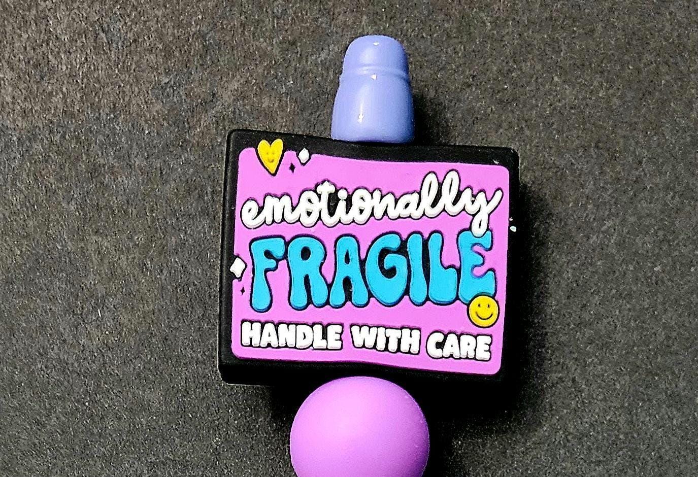 Beaded Pen with Ink Refill: Emotionally Fragile