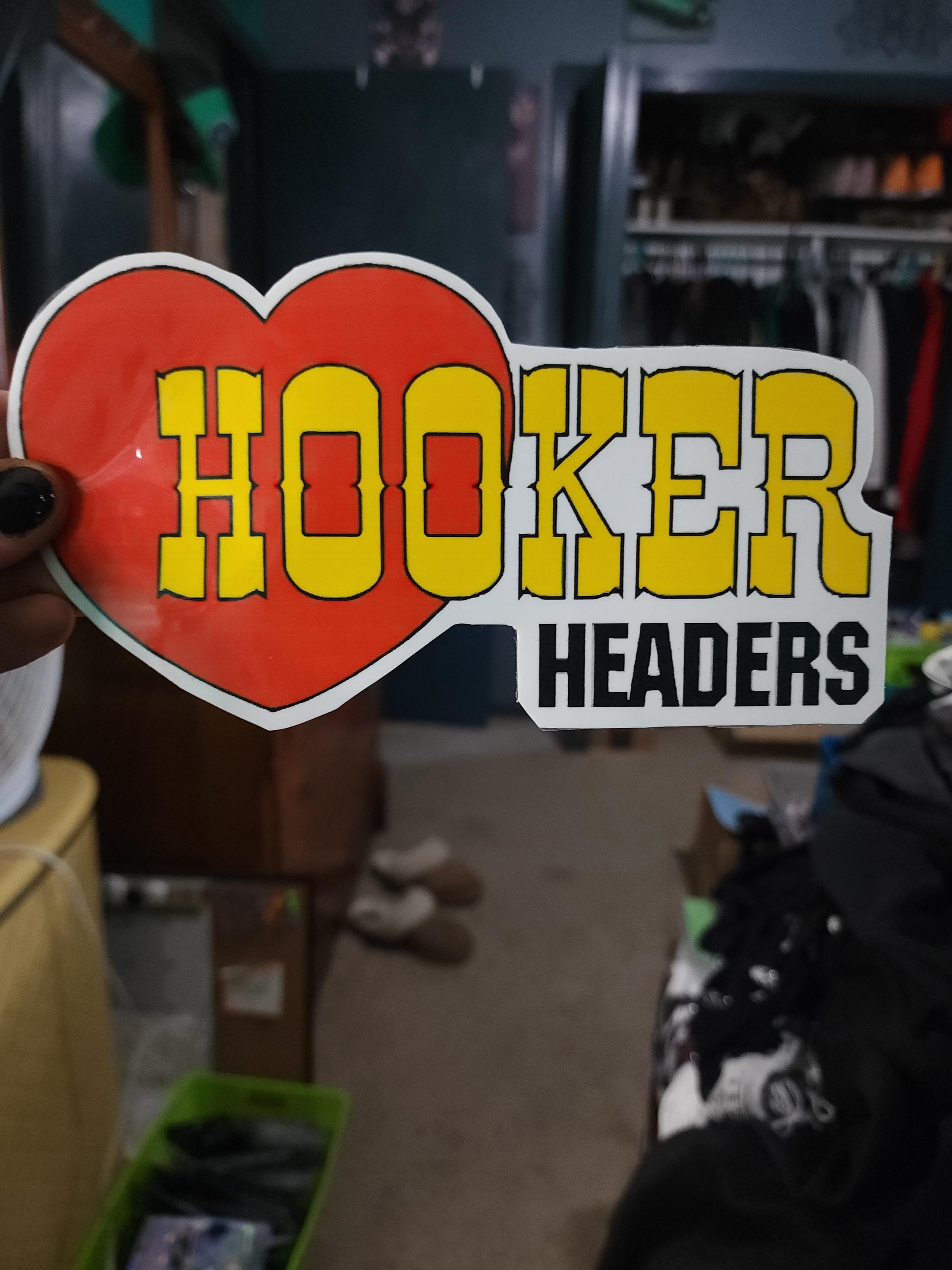 Hot Rod Hooker Headers Vinyl Decal – Retro Car Trash Babe Sticker for Toolboxes, Garages & Muscle Cars - Thumbnail 6
