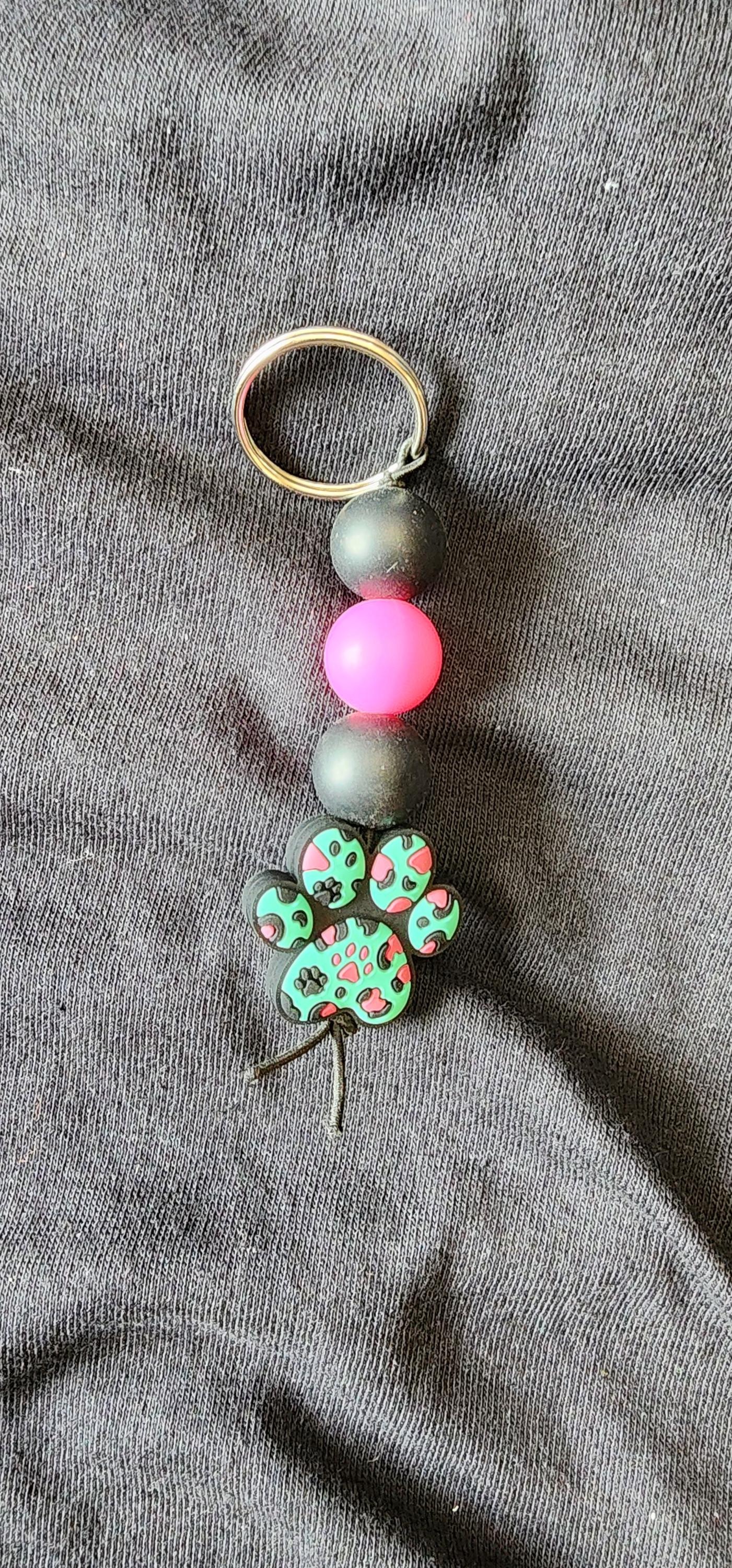 Handmade Paw Print Keychain - Thumbnail 6