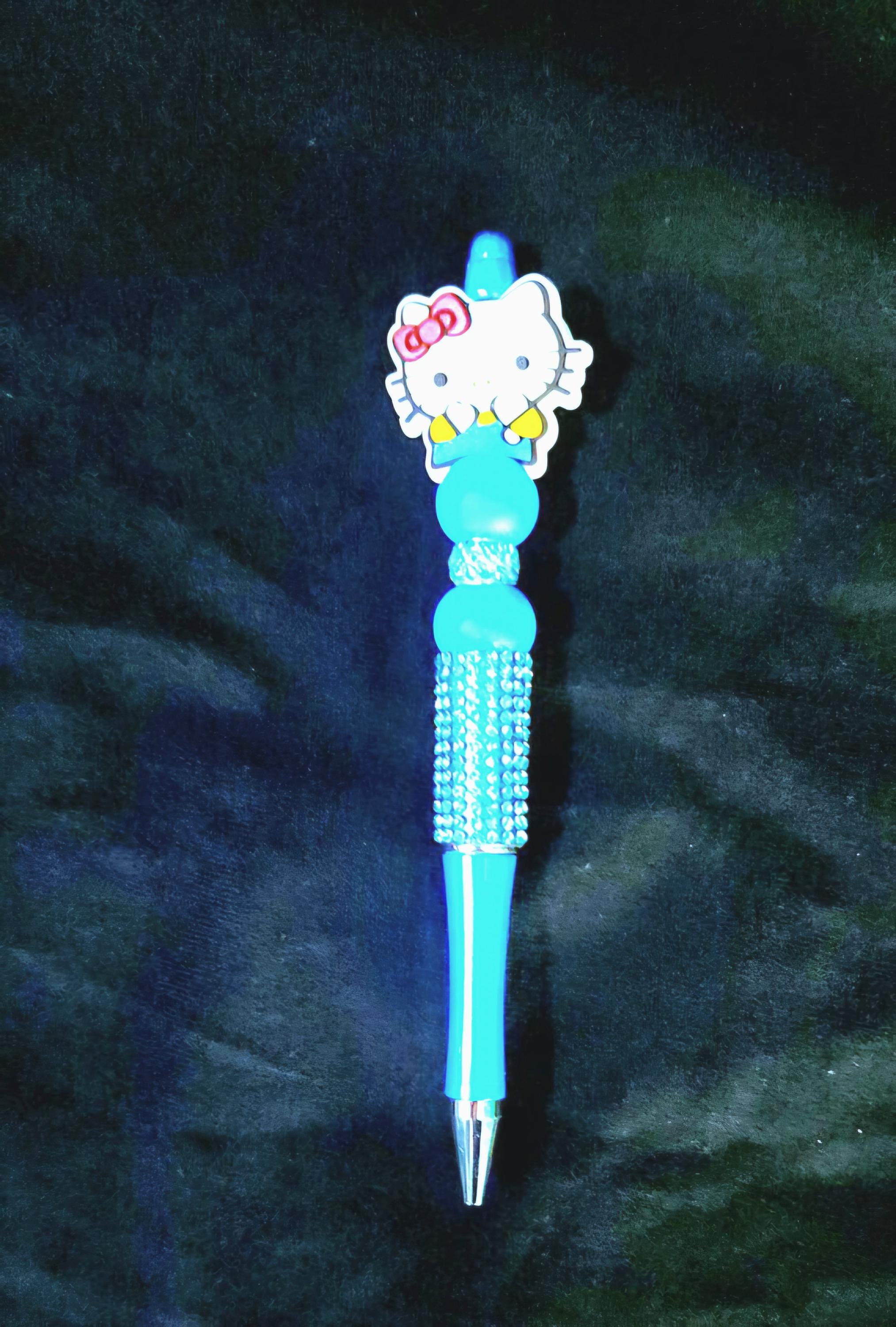Handmade Bling Pen with Ink Refill - Thumbnail 4