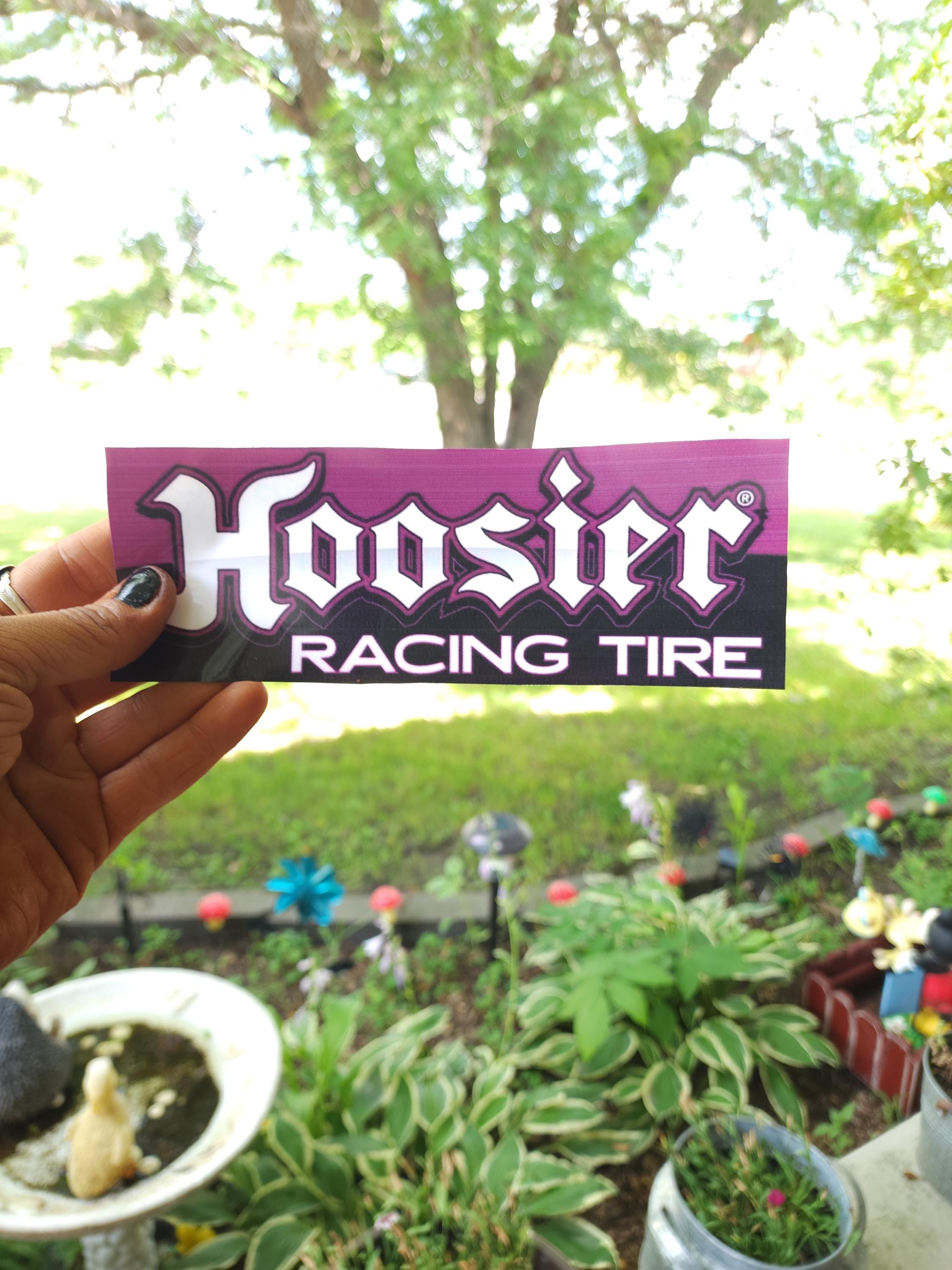 Hoosier Racing Tire Vinyl Sticker: Funny Car Culture Decal - Thumbnail 5