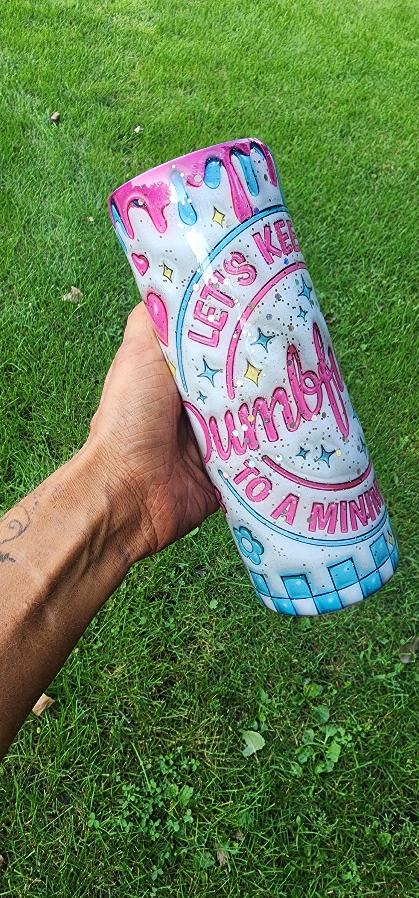 Funny Sarcastic Epoxy Tumbler: 20oz Stainless Steel Drinkware Gift - Thumbnail 2