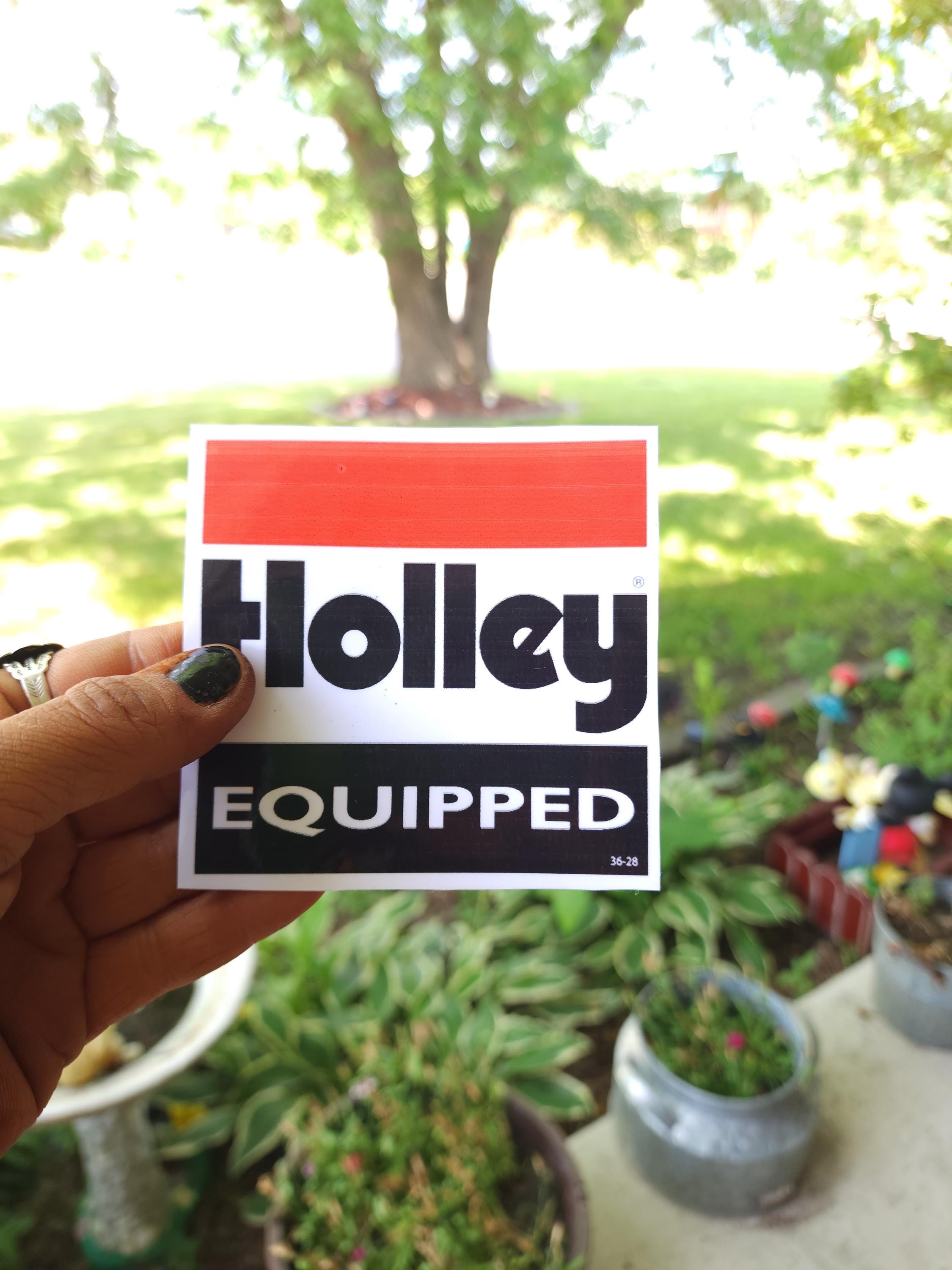 Holley Equipped Vinyl Decal: Performance Fueled Racing Sticker - Thumbnail 5