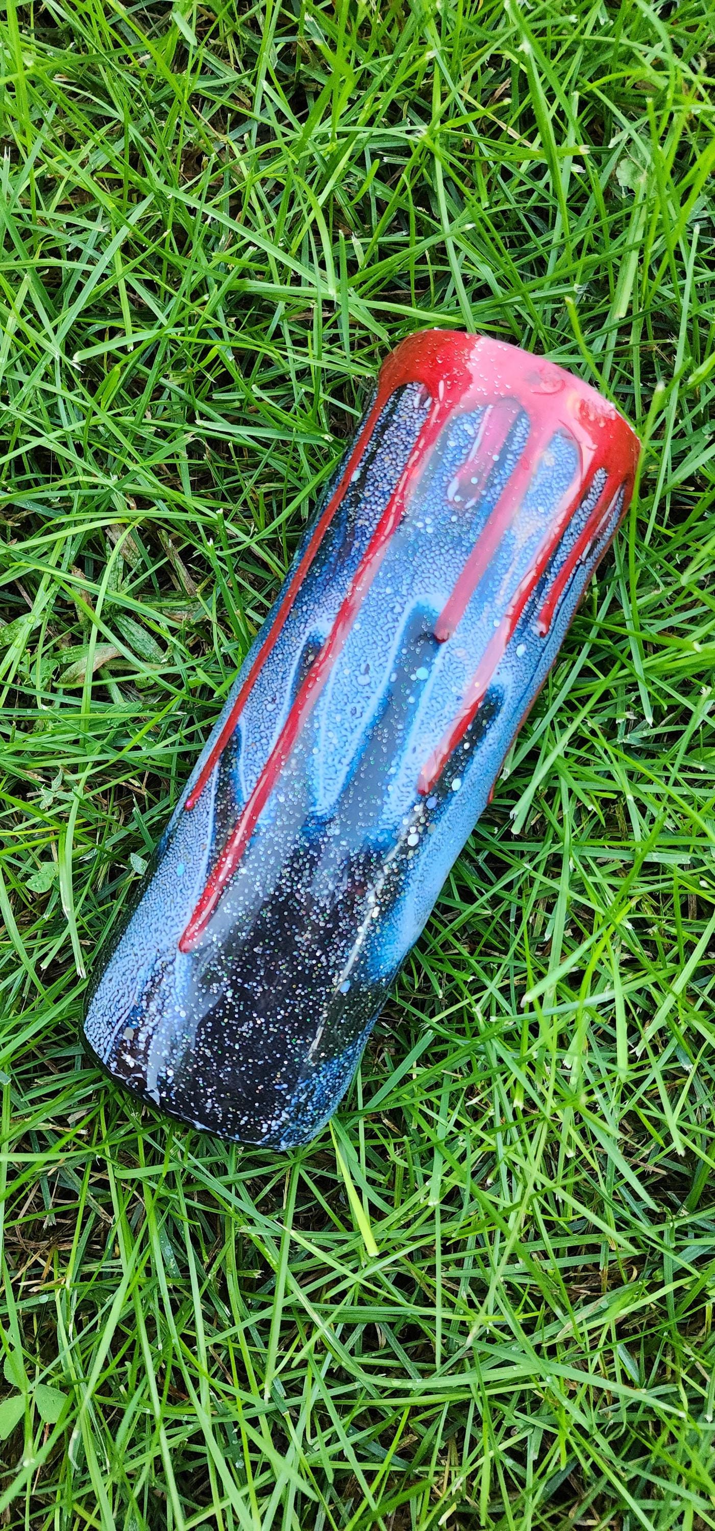 Bloody Jason Epoxy Drip Tumbler – Horror Movie Slasher Cup | Friday the 13th Inspired Drinkware - Thumbnail 6