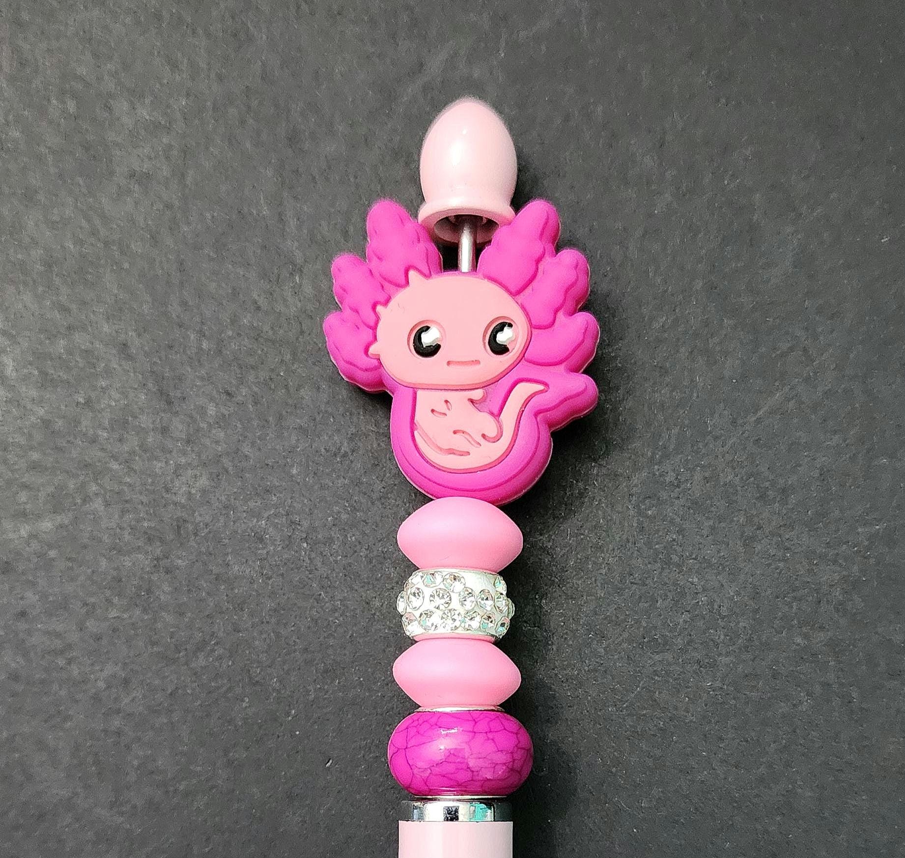 Axolotl Beaded Pen with Ink Refill - Thumbnail 5