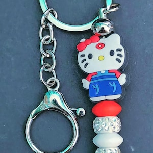 Kitty Keychain Cute Cat Charm Accessory for Bags, Keys & Gifts – Handmade, Durable, Perfect for Cat Lovers