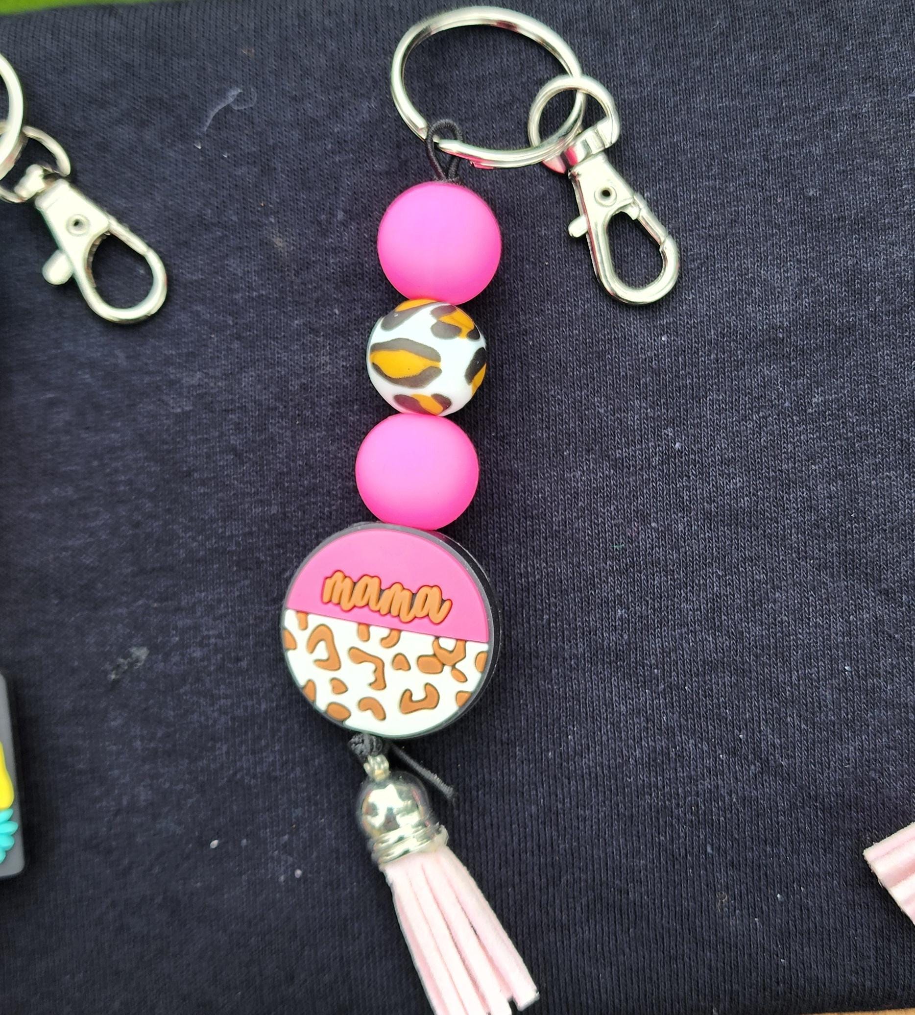 Mama Keychain: Beaded Tassel Keychain - Thumbnail 2