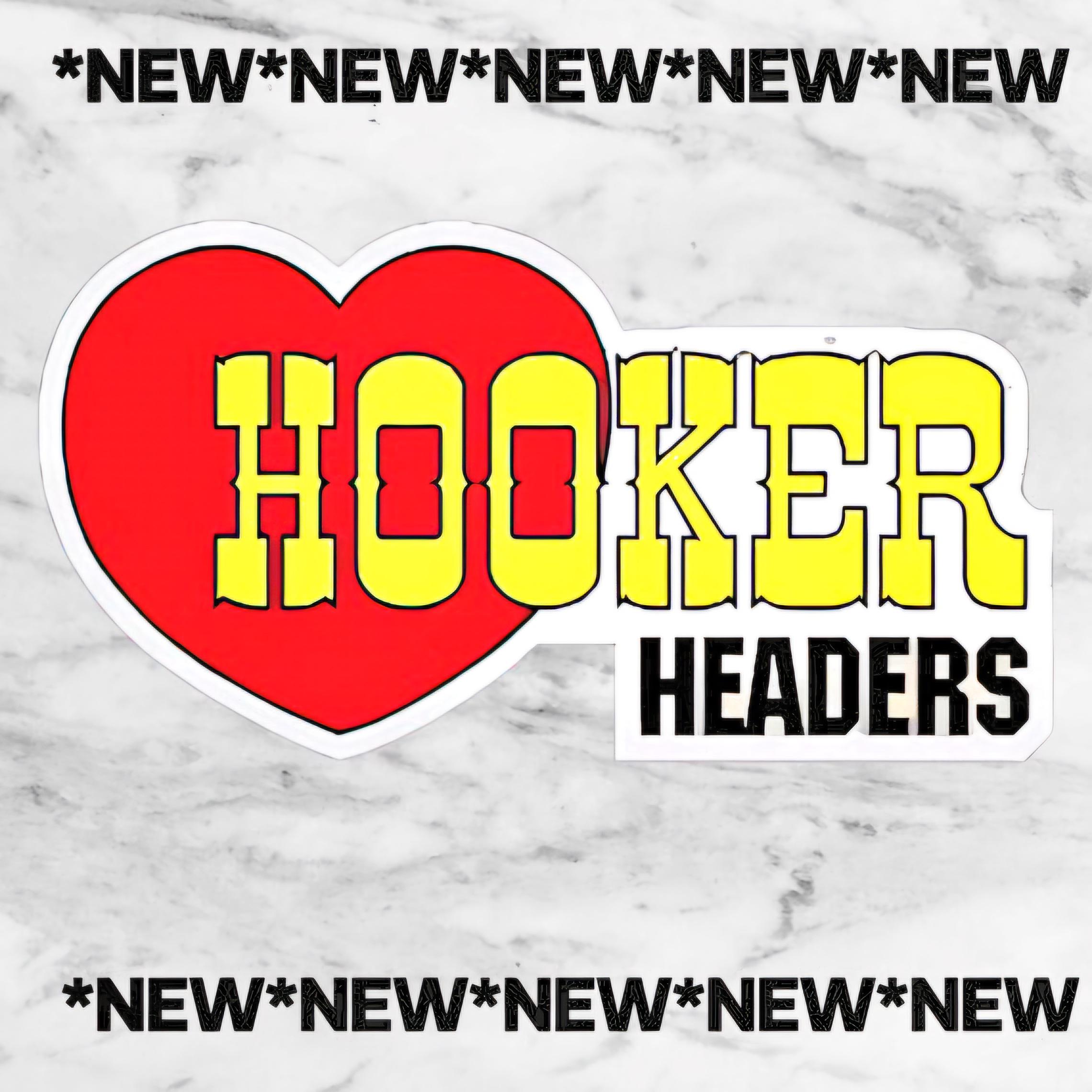 Hot Rod Hooker Headers Vinyl Decal – Retro Car Trash Babe Sticker for Toolboxes, Garages & Muscle Cars - Thumbnail 2