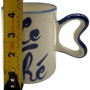 Anthropologie Harlie Brown Studio Mug | Belle Journée | Stoneware | Tea | Heart | 13 oz image 7