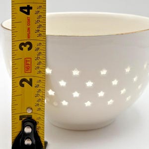 Tazón de cereal Estrella de Anthropologie / Estrellas glaseadas / Celestial / 18 oz / Pasta imagen 9