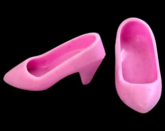 Vintage 1980s Pink Jem and the Holograms Doll Shoes