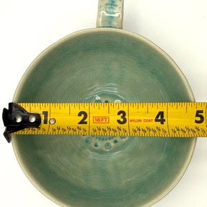 Anthropologie Old Havana Mint Mug | 10 fl oz | Coffee | Tea | Crackle Glaze | Portugal | HTF image 9