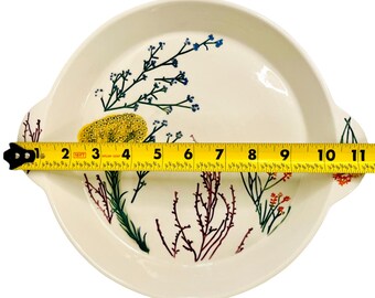 Anthropologie Floral Dagny Baking Pie Dish