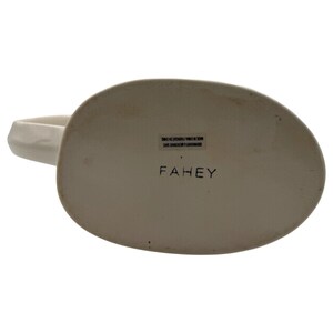 Brocca Pacifica Anthropologie x Linda Fahey / Stormy Seas / Mishima / Floral / Waves / 12" H immagine 7