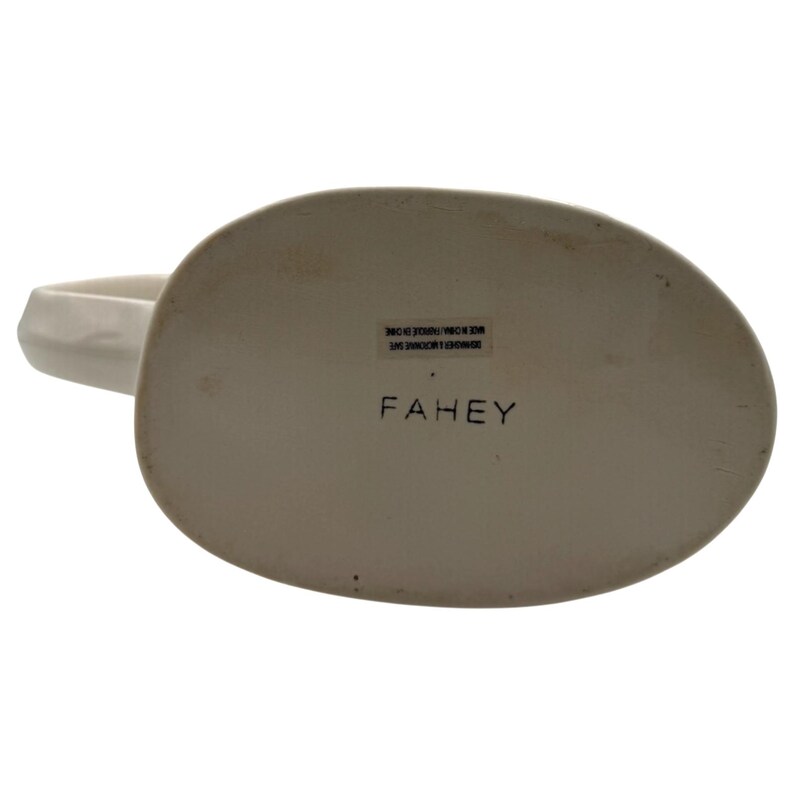 Brocca Pacifica Anthropologie x Linda Fahey / Stormy Seas / Mishima / Floral / Waves / 12" H immagine 7