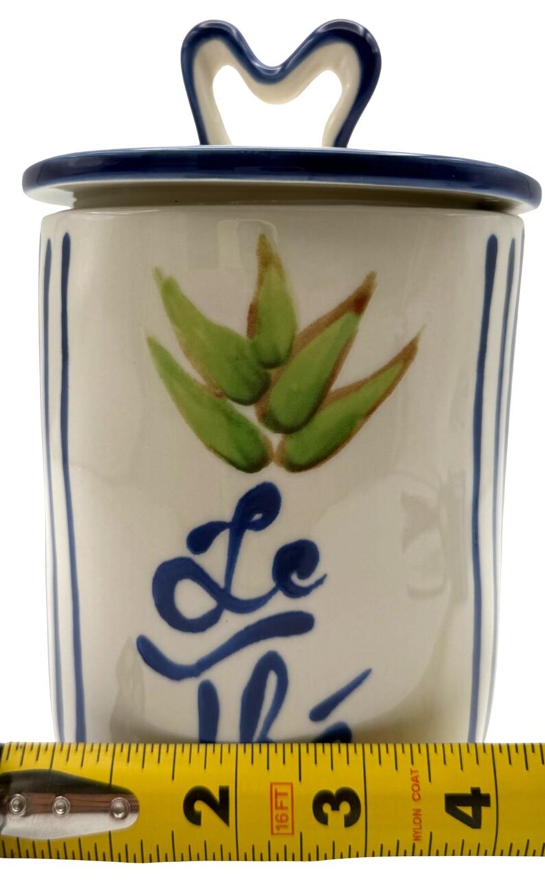 Anthropologie Harlie Brown Studio Belle Journée Stoneware Canister | Le Tea | READ image 12