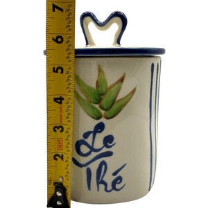 Anthropologie Harlie Brown Studio Belle Journée Stoneware Canister | Le Tea | READ image 11