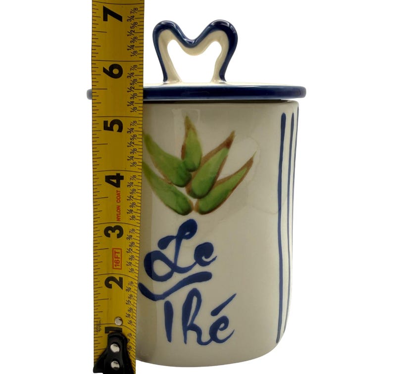 Anthropologie Harlie Brown Studio Belle Journée Stoneware Canister | Le Tea | READ image 11