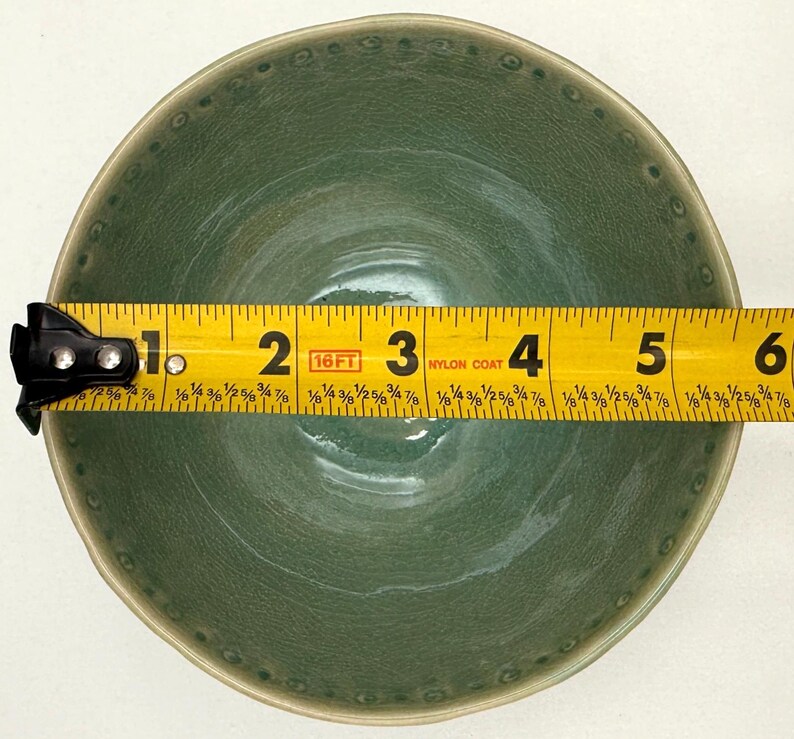 Anthropologie Old Havana Mint Cereal Bowl | Crackle Glaze | Portugal | Pasta | Soup | HTF image 8