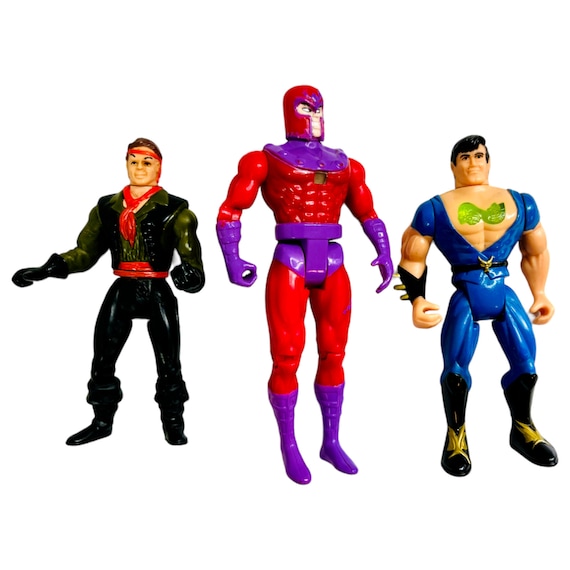 1990 年代のヴィンテージ アクション フィギュア 3 体セット | X-men