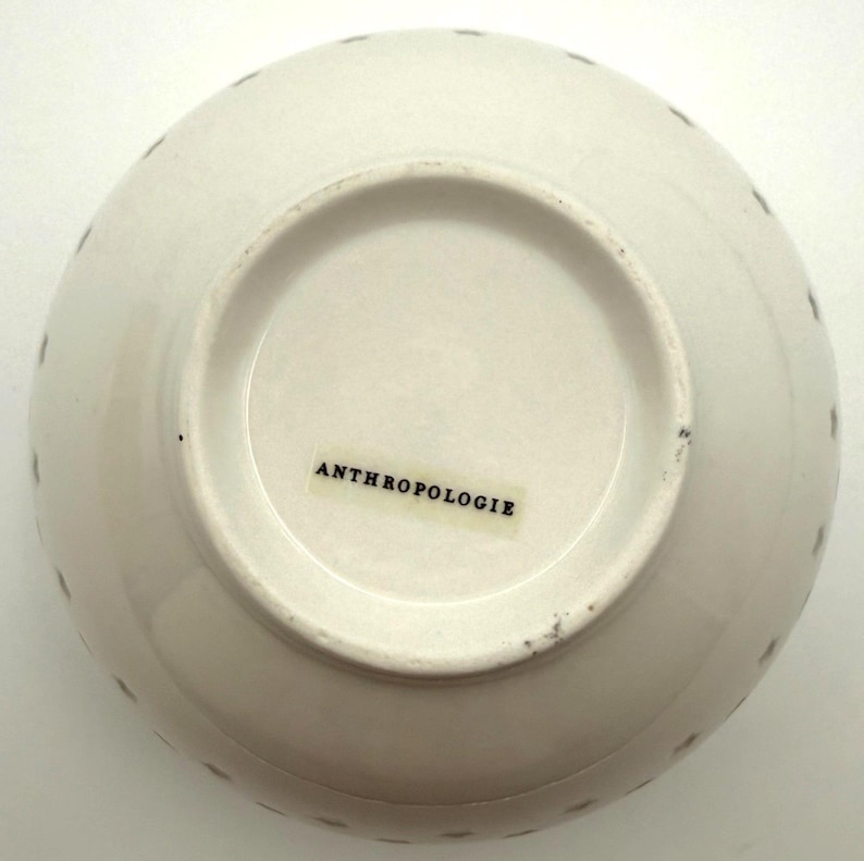 Tazón de cereal Estrella de Anthropologie / Estrellas glaseadas / Celestial / 18 oz / Pasta imagen 6
