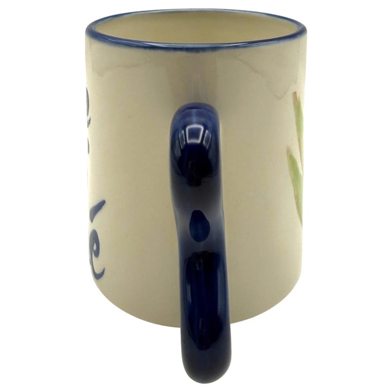 Anthropologie Harlie Brown Studio Mug | Belle Journée | Stoneware | Tea | Heart | 13 oz image 2