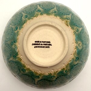 Anthropologie Old Havana Mint Cereal Bowl | Crackle Glaze | Portugal | Pasta | Soup | HTF image 6