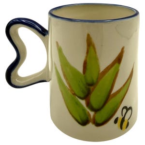 Anthropologie Harlie Brown Studio Mug | Belle Journée | Stoneware | Tea | Heart | 13 oz image 3