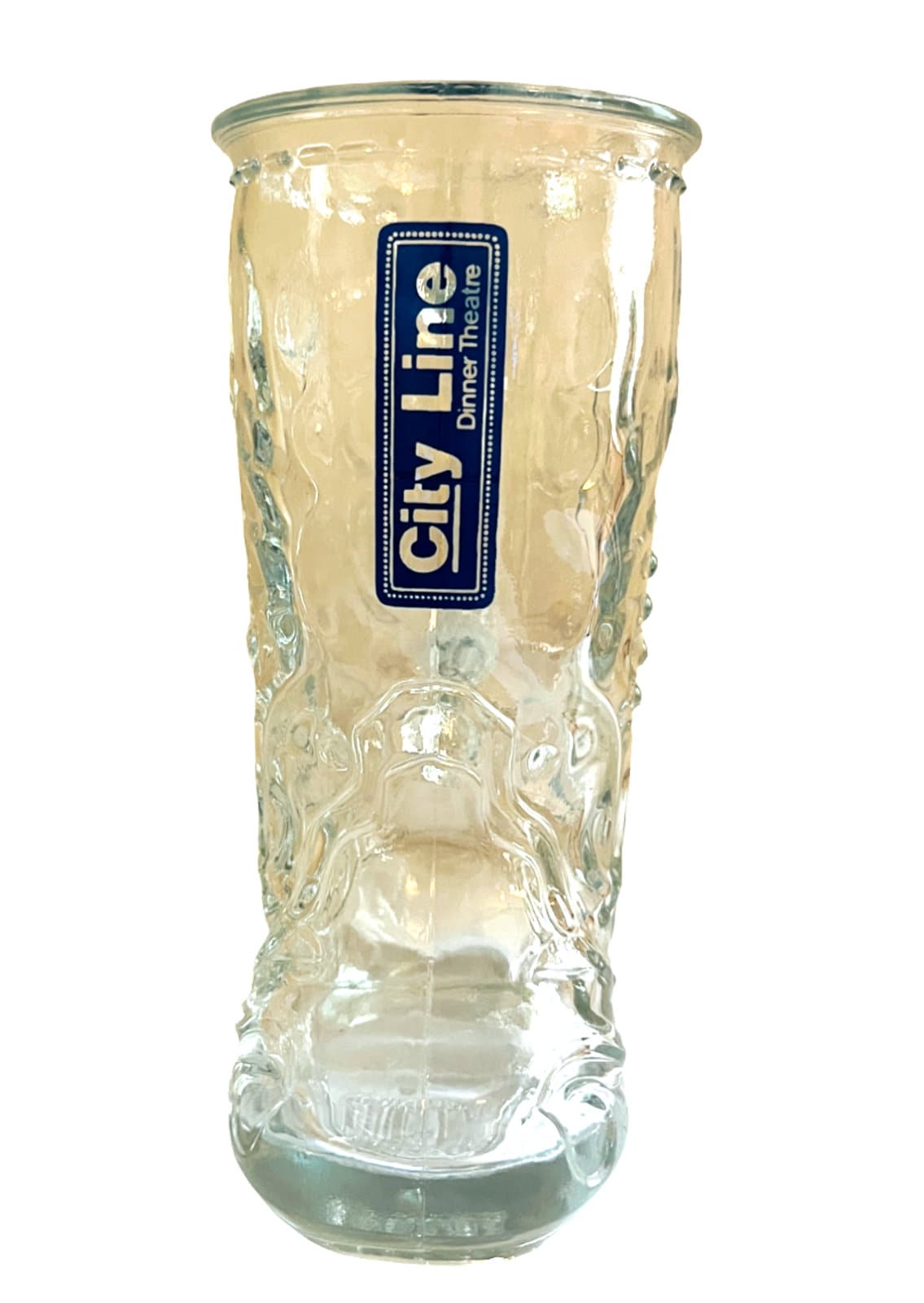 Libbey of Canada 7 Clear Glass Cowboy Boot Mug Etsy